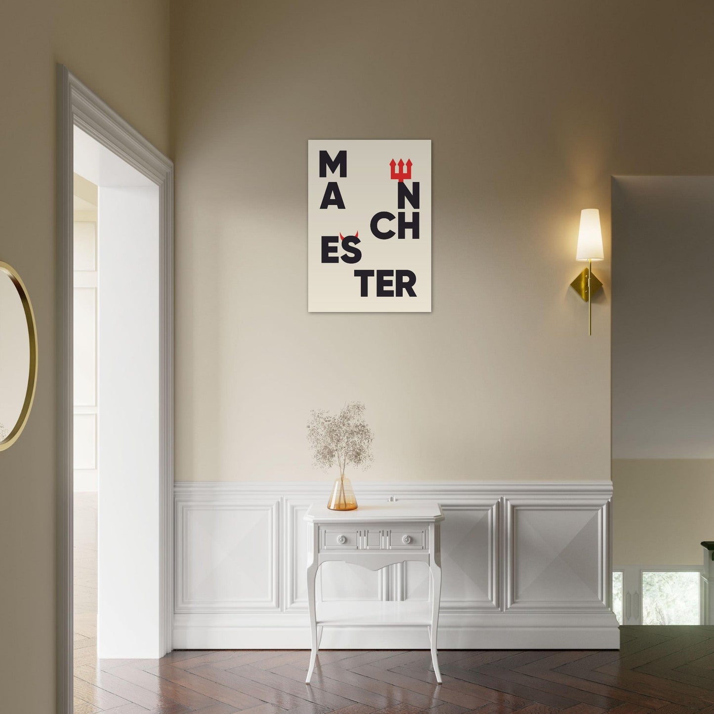 Cities/ Places 'Manchester' - Premium Matte Paper Poster