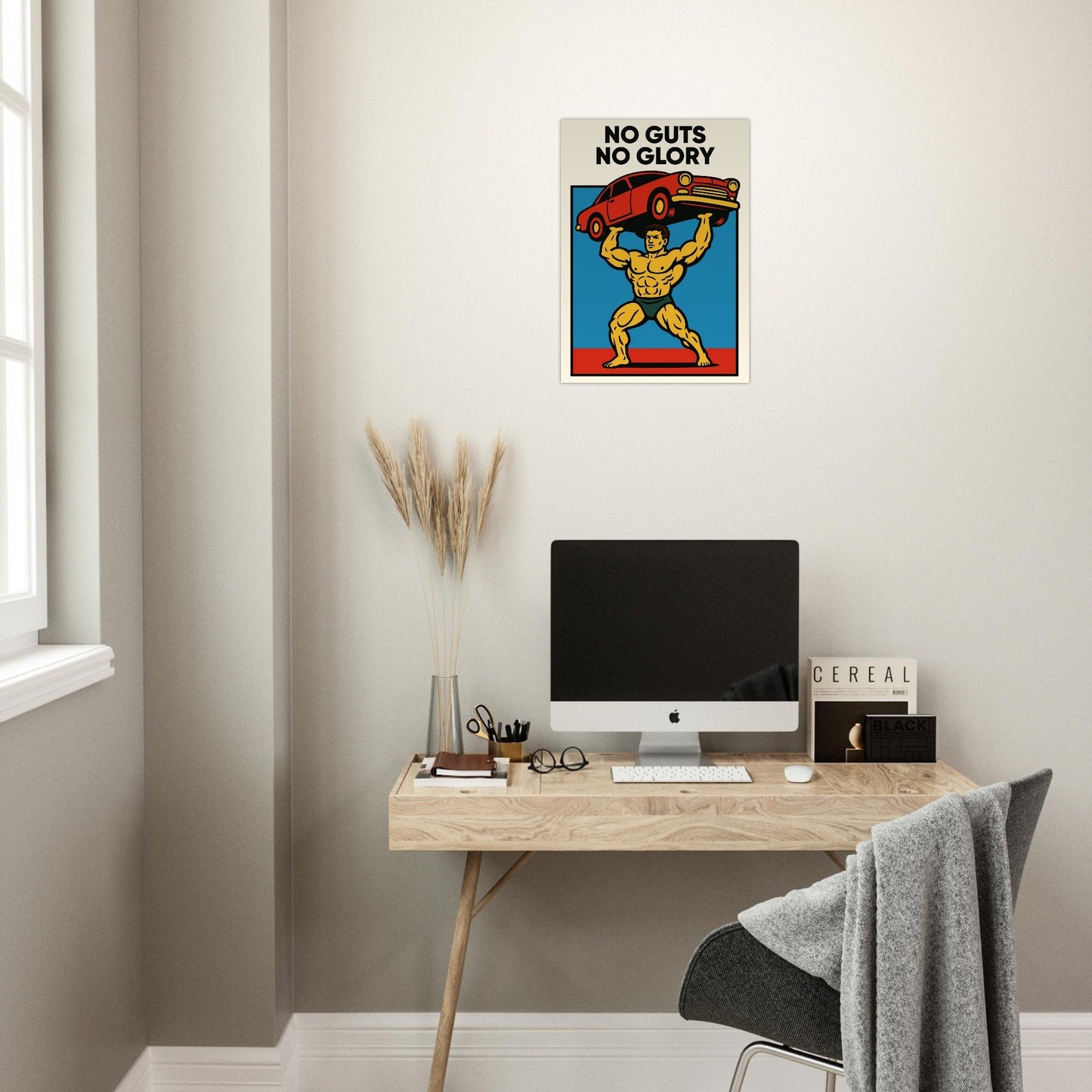 NO GUTS NO GLORY - Premium Matte Paper Poster
