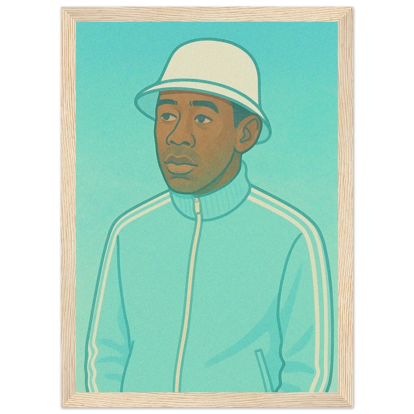 Tyler - Premium Matte Paper Wooden Framed Poster