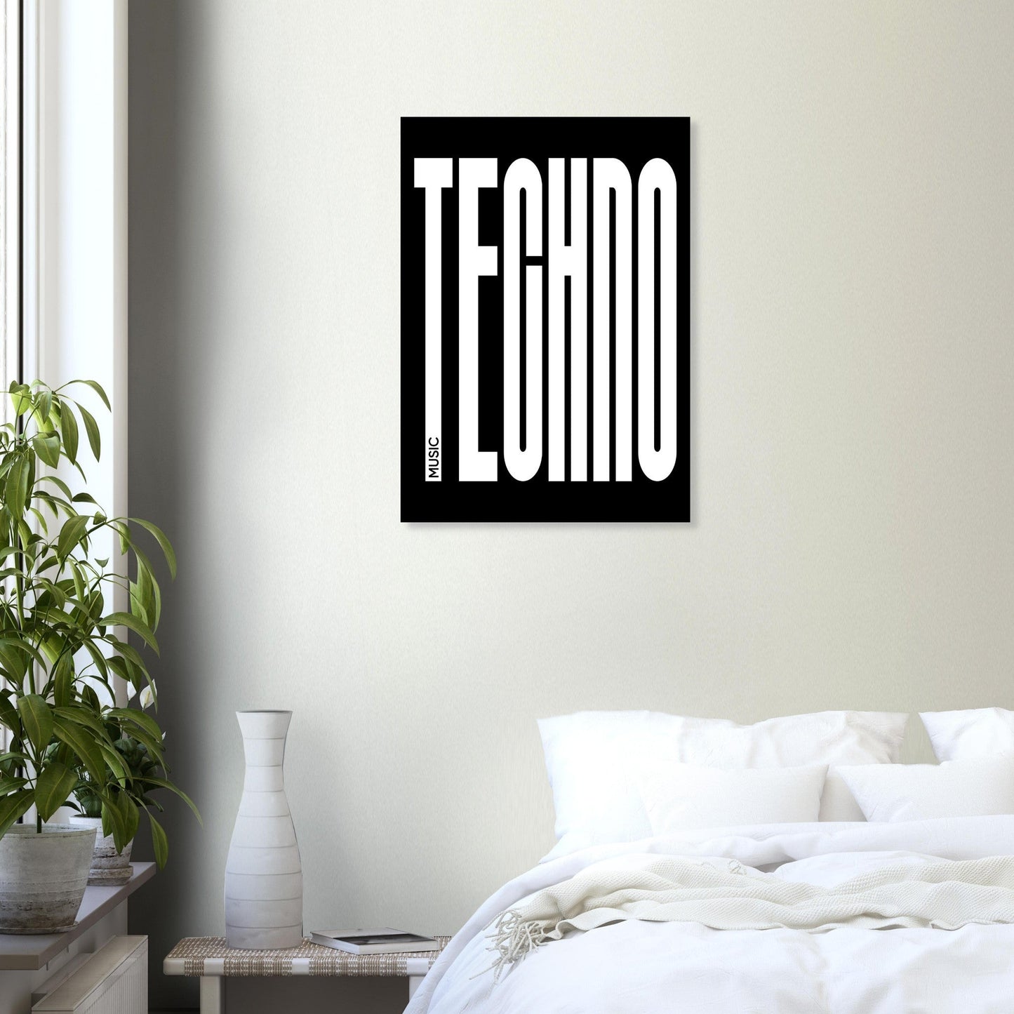 Music TECHNO - Premium Matte Paper Poster