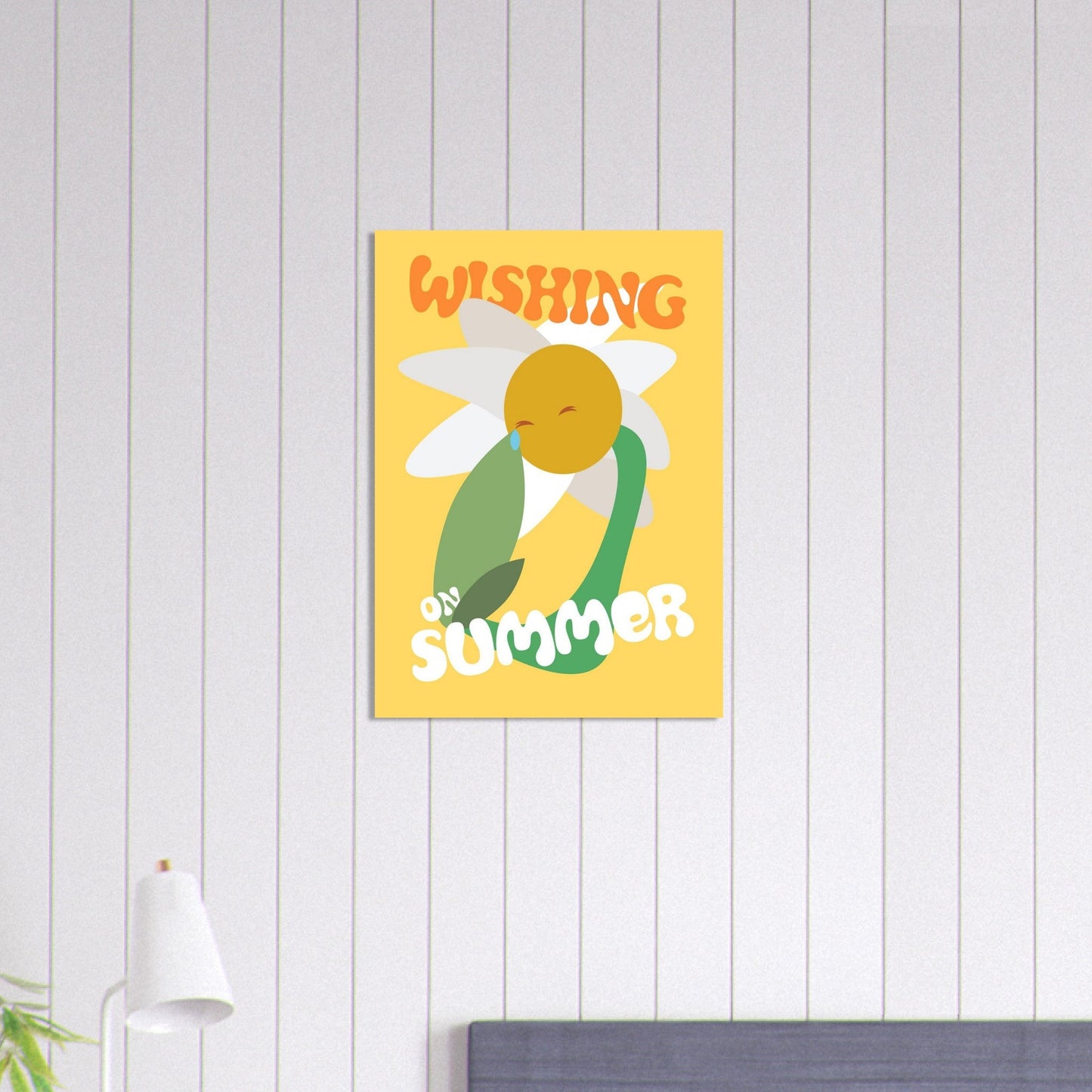 Flowers 'Wishing on Summer' - Premium Matte Paper Poster