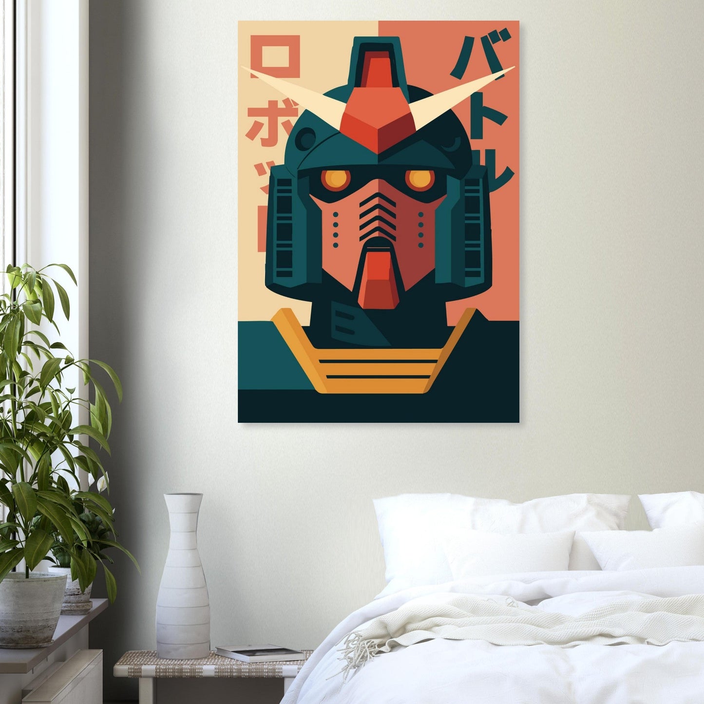 Robot Battle - Premium Matte Paper Poster
