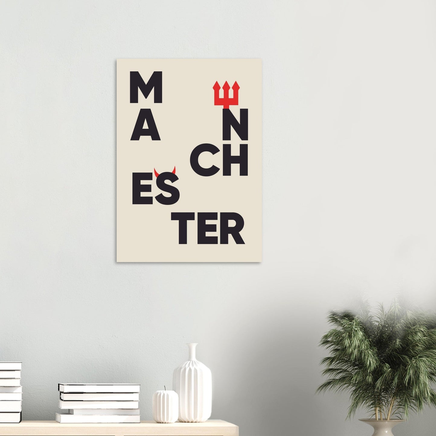 Cities/ Places 'Manchester' - Premium Matte Paper Poster