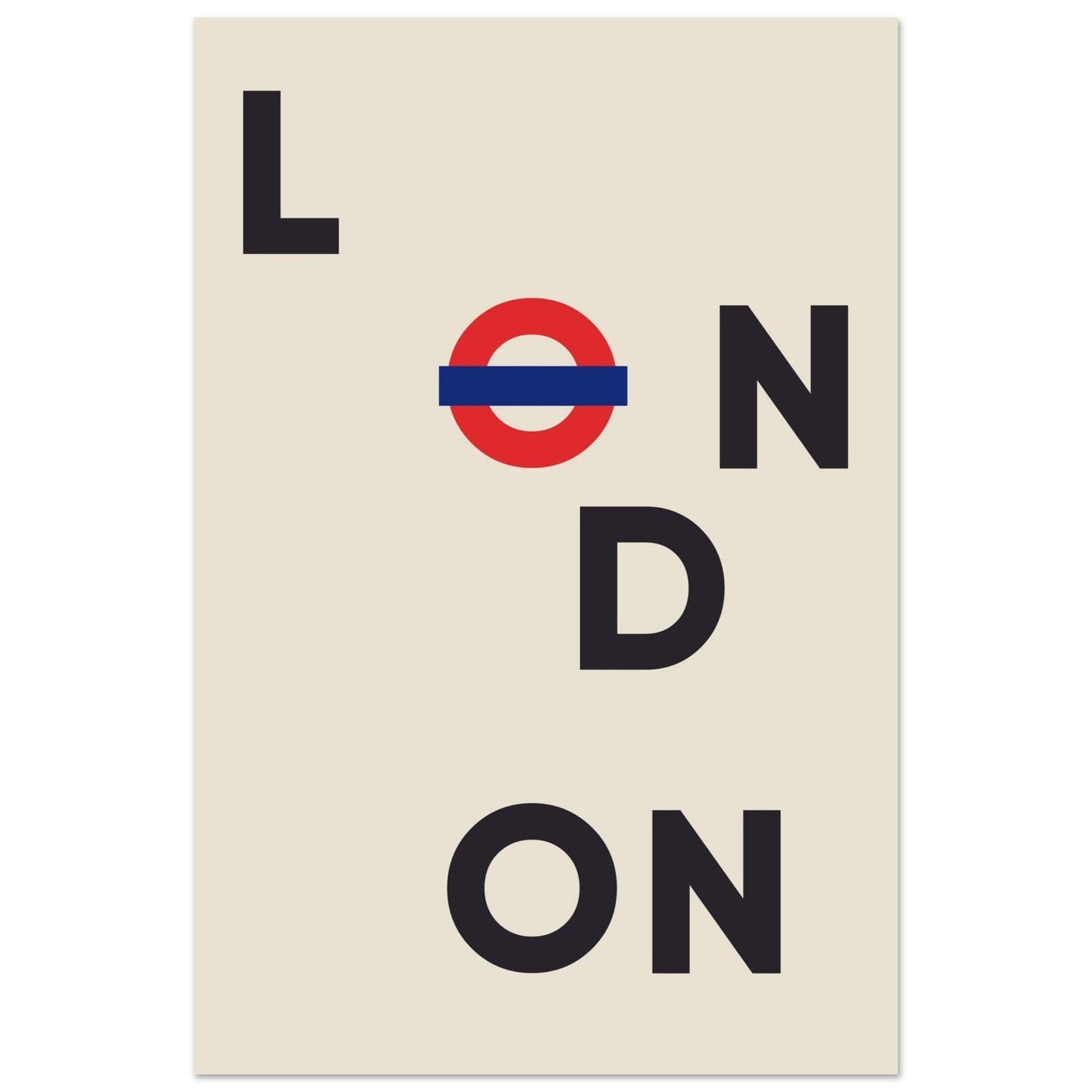Cities/ Places 'London' - Premium Matte Paper Poster