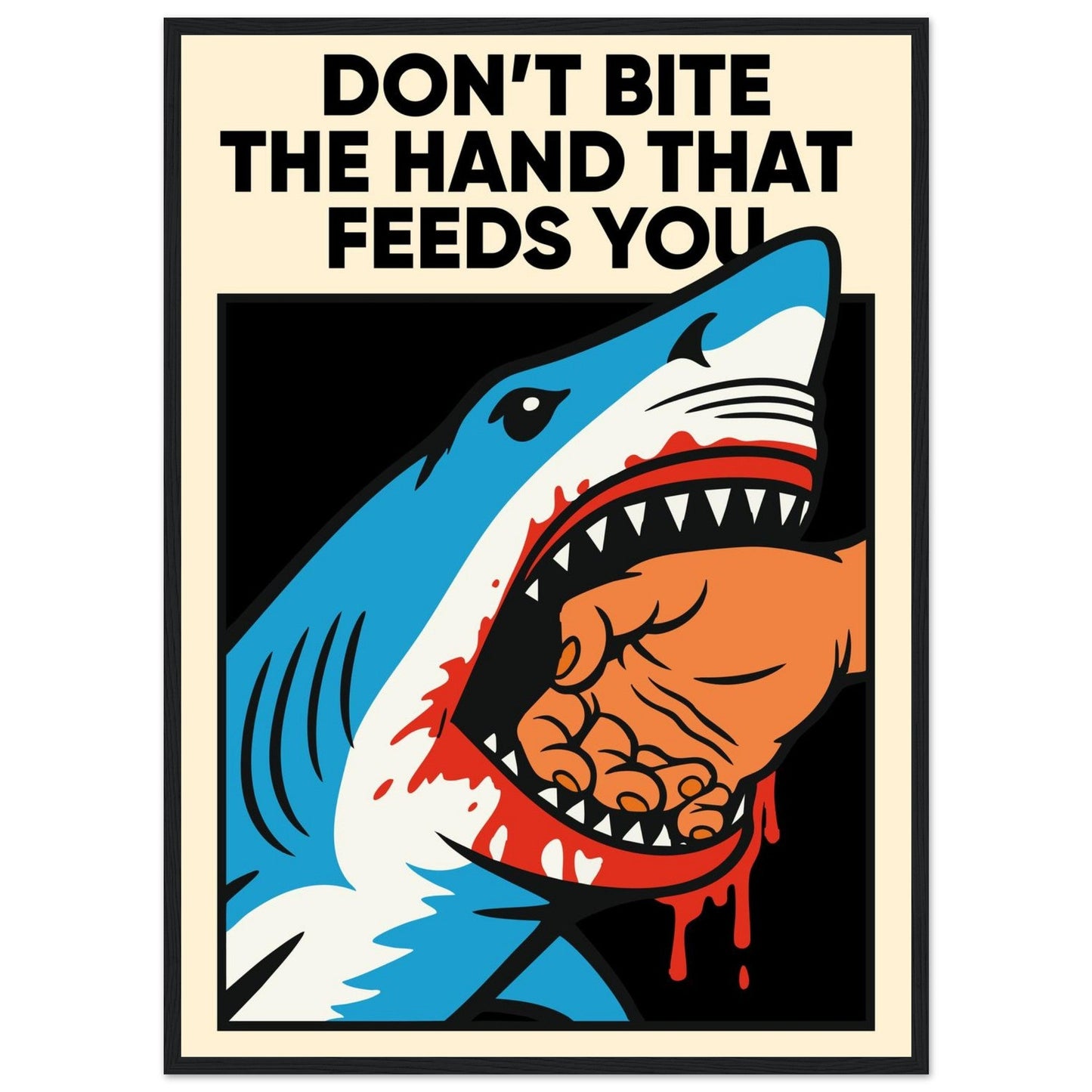 FEEDING TIME - Premium Matte Paper Wooden Framed Poster