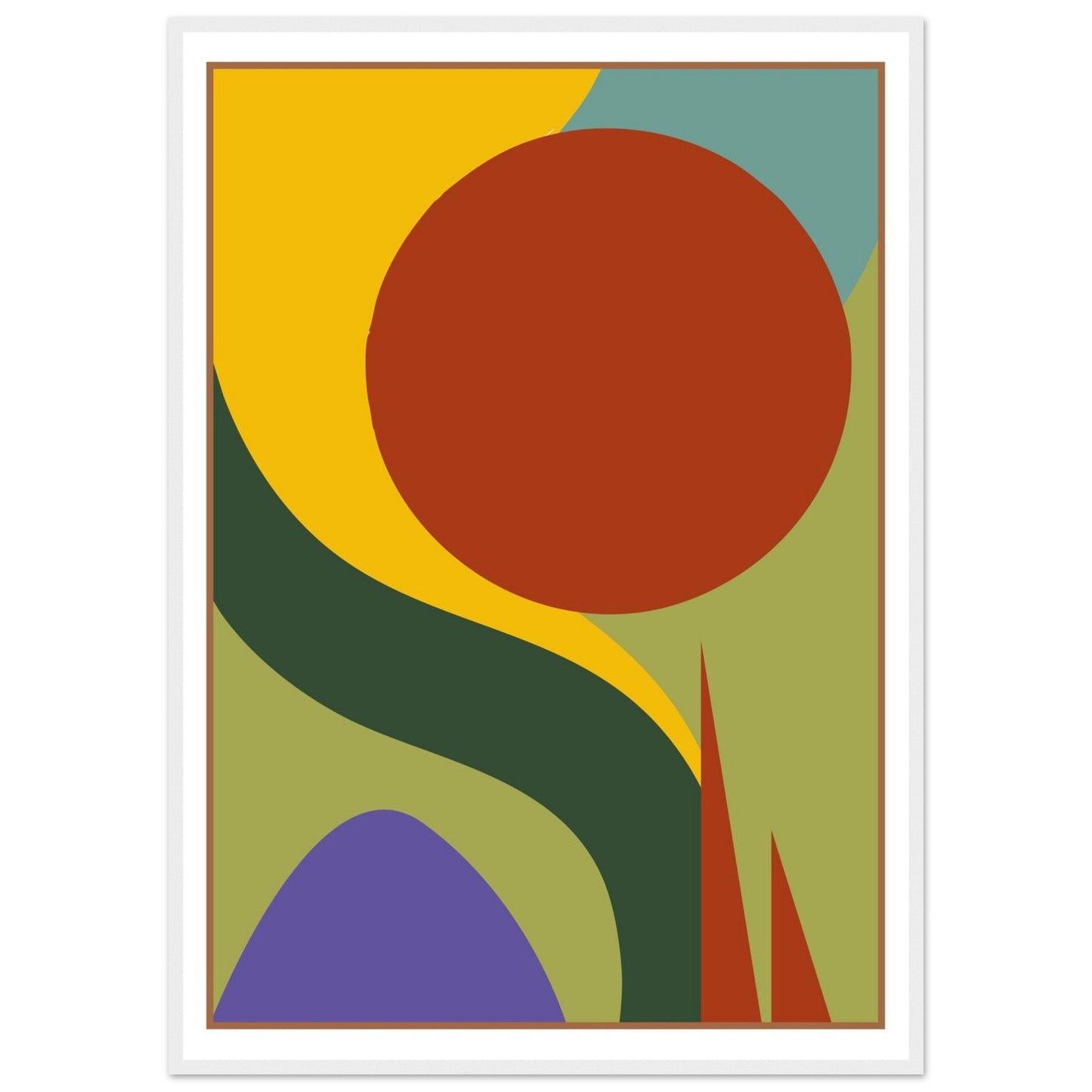 Morning - Premium Matte Paper Wooden Framed Poster