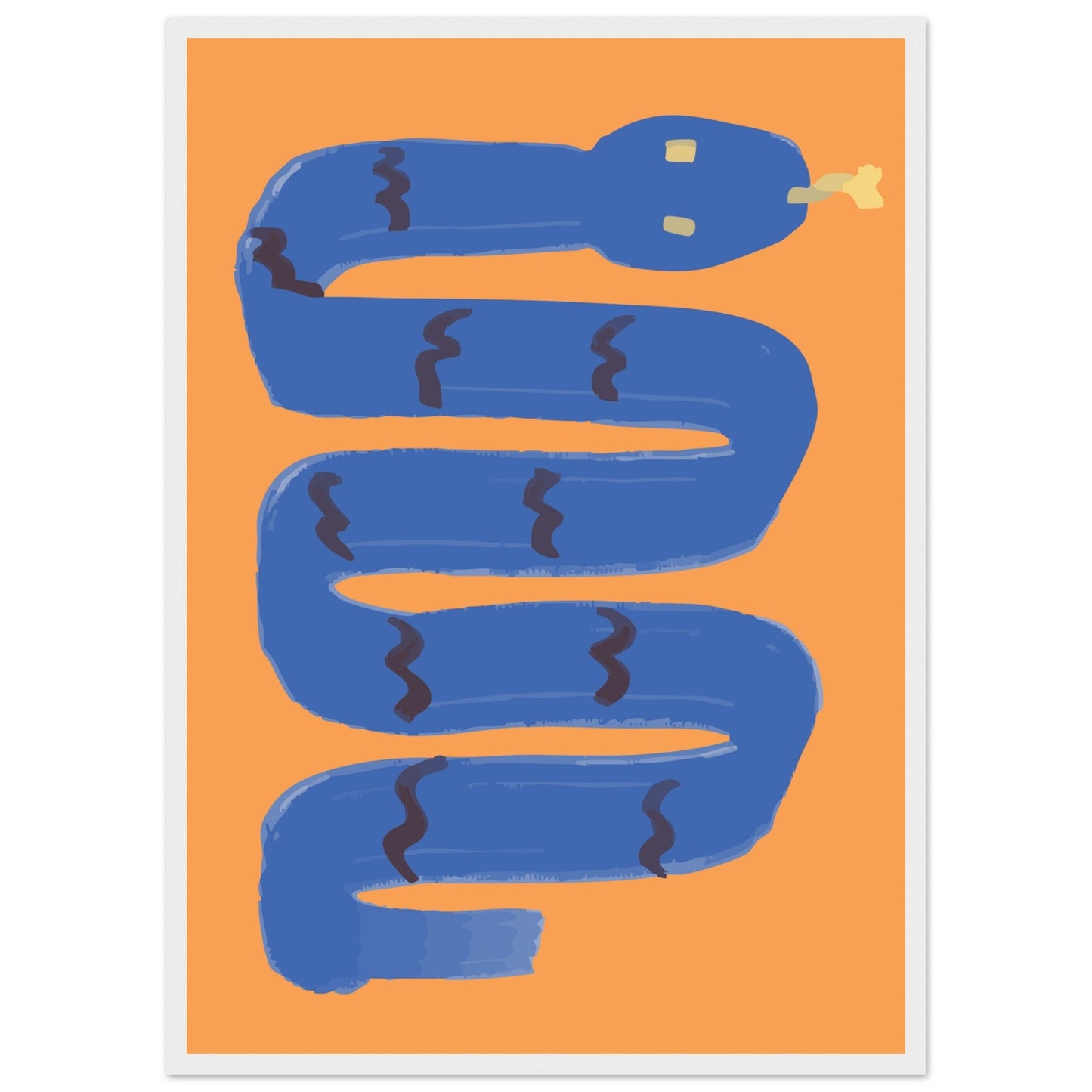 Animals 'I'm a Snake' - Premium Matte Paper Wooden Framed Poster