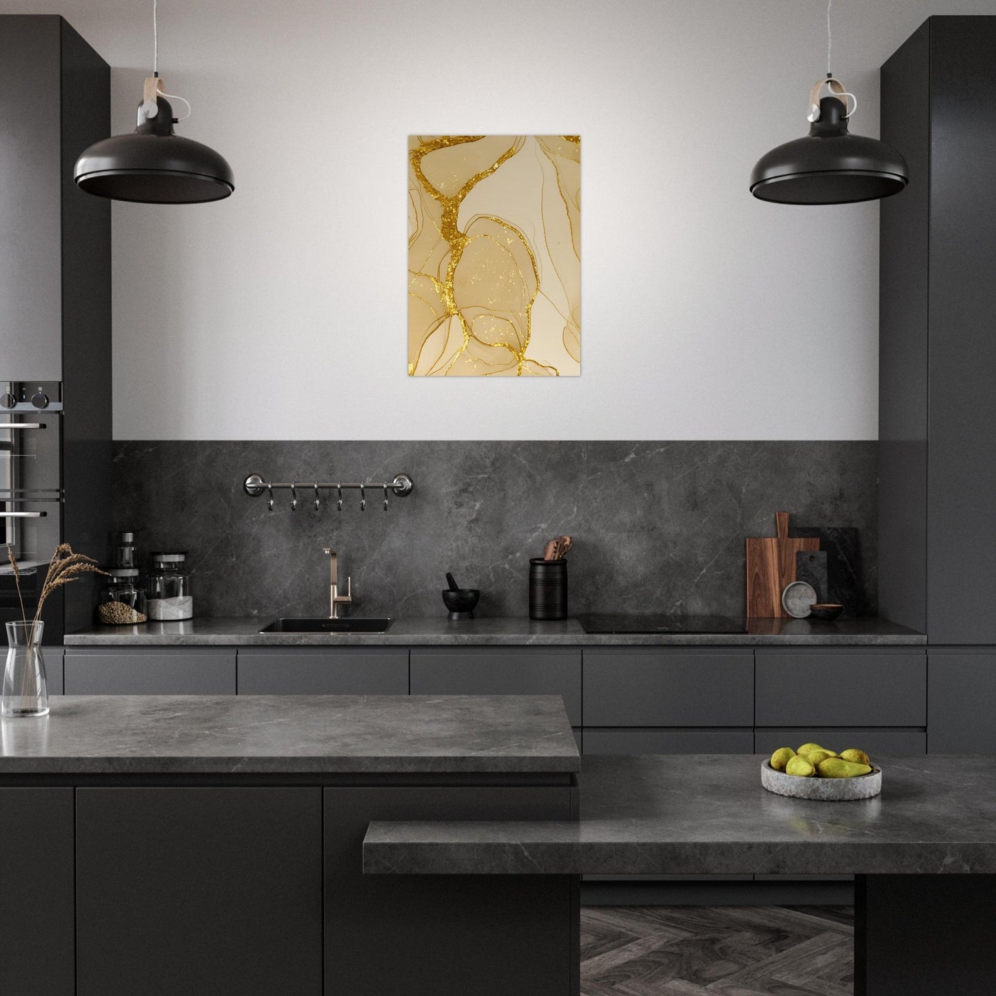 Marble 'Gold' - Premium Matte Paper Poster