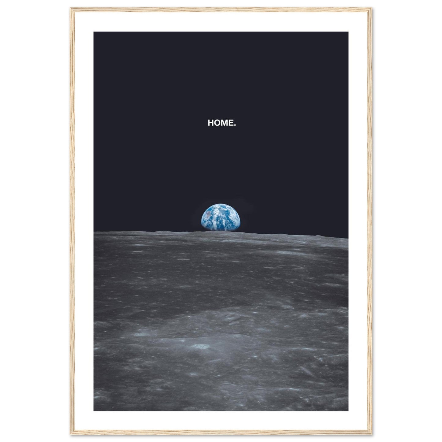 Ed Dickinson 'HOME' - Premium Matte Paper Wooden Framed Poster
