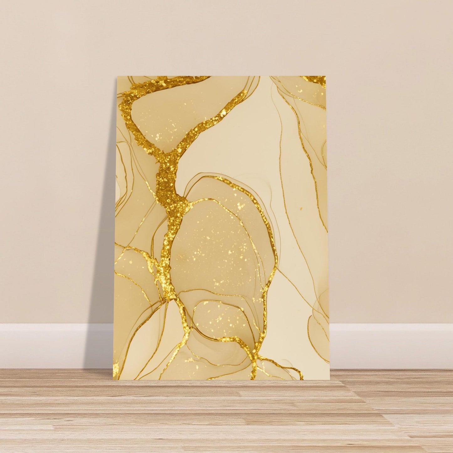 Marble 'Gold' - Premium Matte Paper Poster