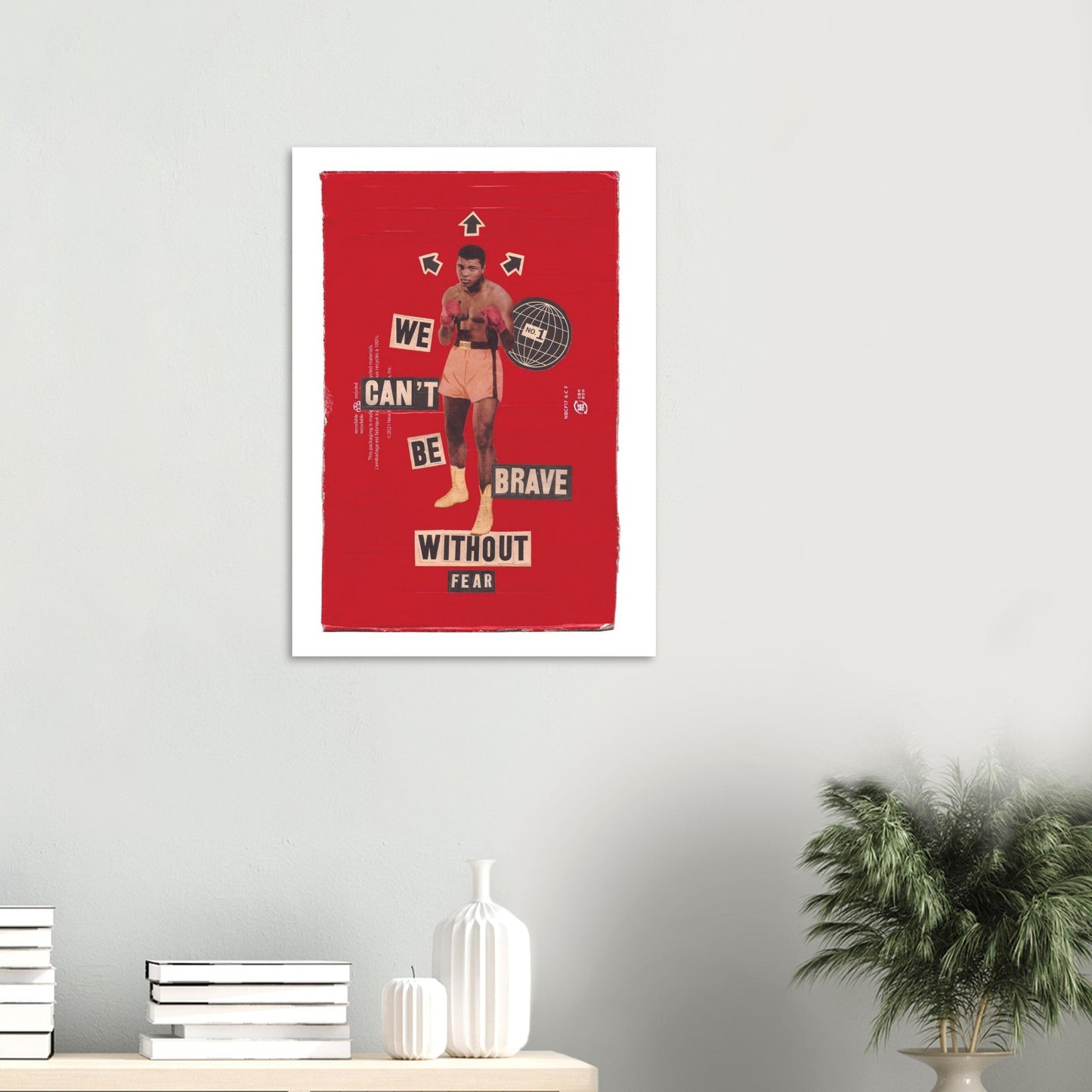 Ed Dickinson 'Brave Without Fear' - Premium Matte Paper Poster
