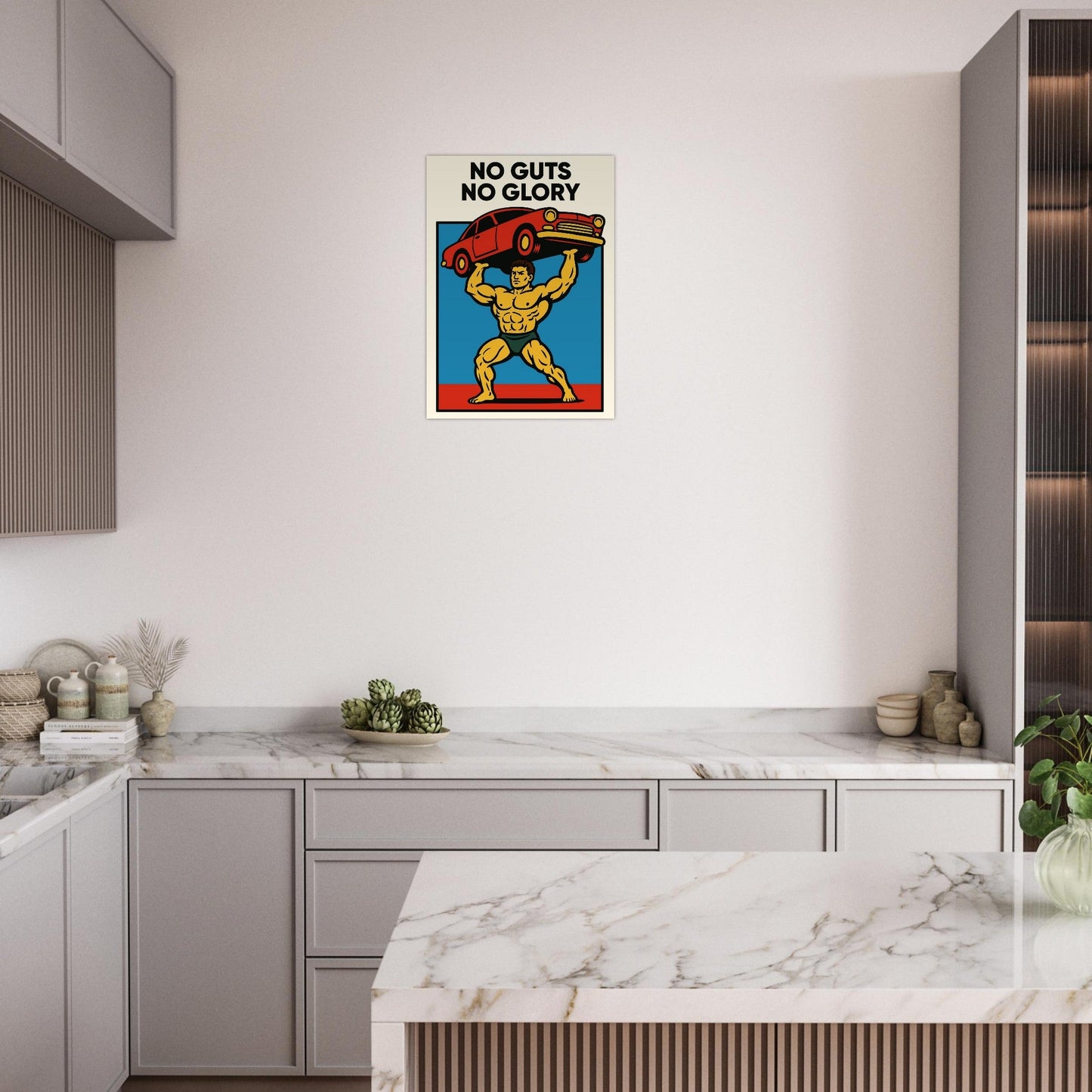 NO GUTS NO GLORY - Premium Matte Paper Poster