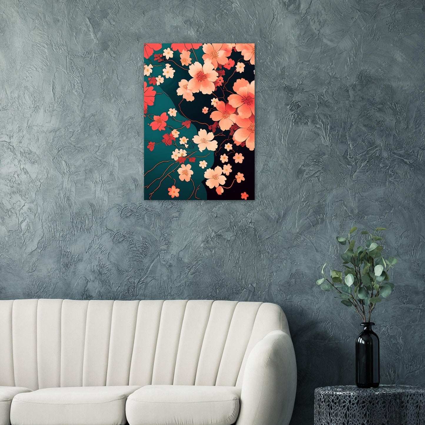 Flowers 'Japanese Garden' - Premium Matte Paper Poster