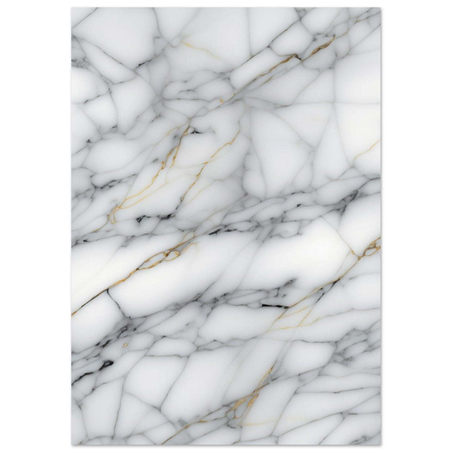 Marble 'Grey' - Premium Matte Paper Poster