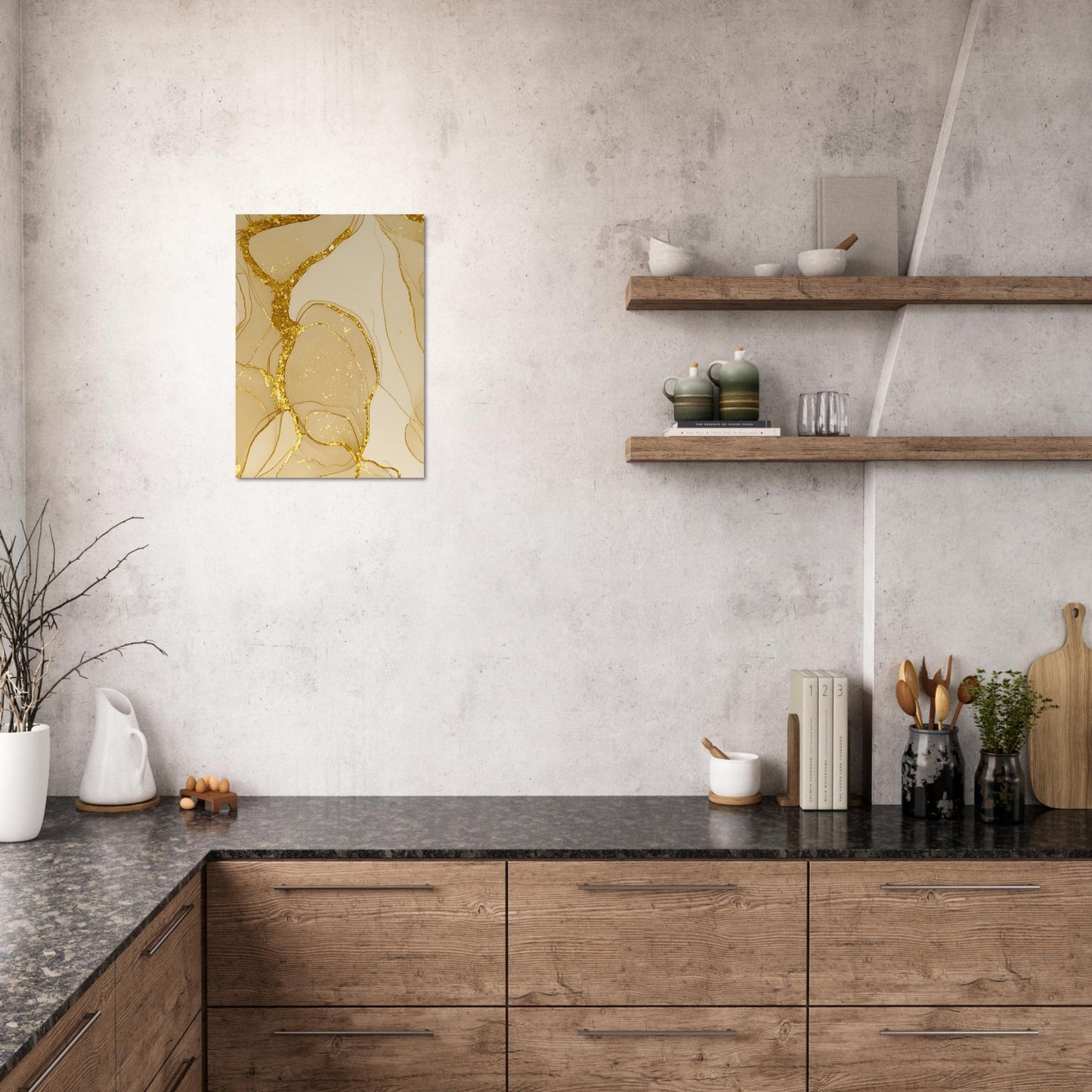 Marble 'Gold' - Premium Matte Paper Poster
