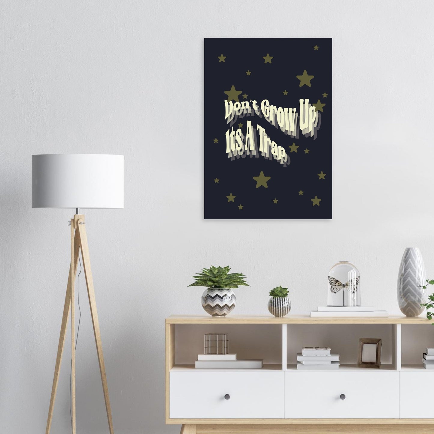 Sign 'Don't Grow Up It's A Trap' - Premium Matte Paper Poster