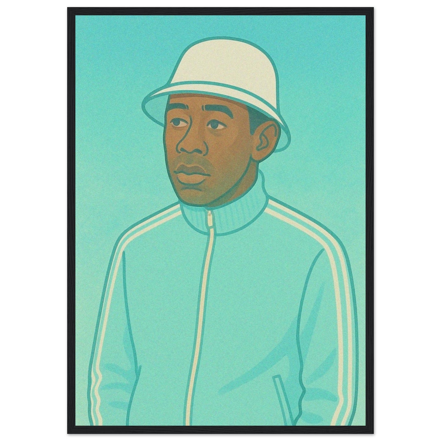 Tyler - Premium Matte Paper Wooden Framed Poster