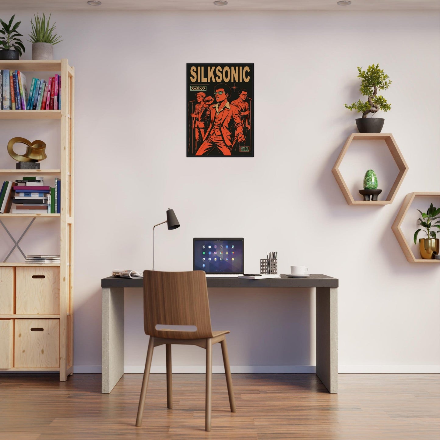 Silksonic Funk - Premium Matte Paper Wooden Framed Poster