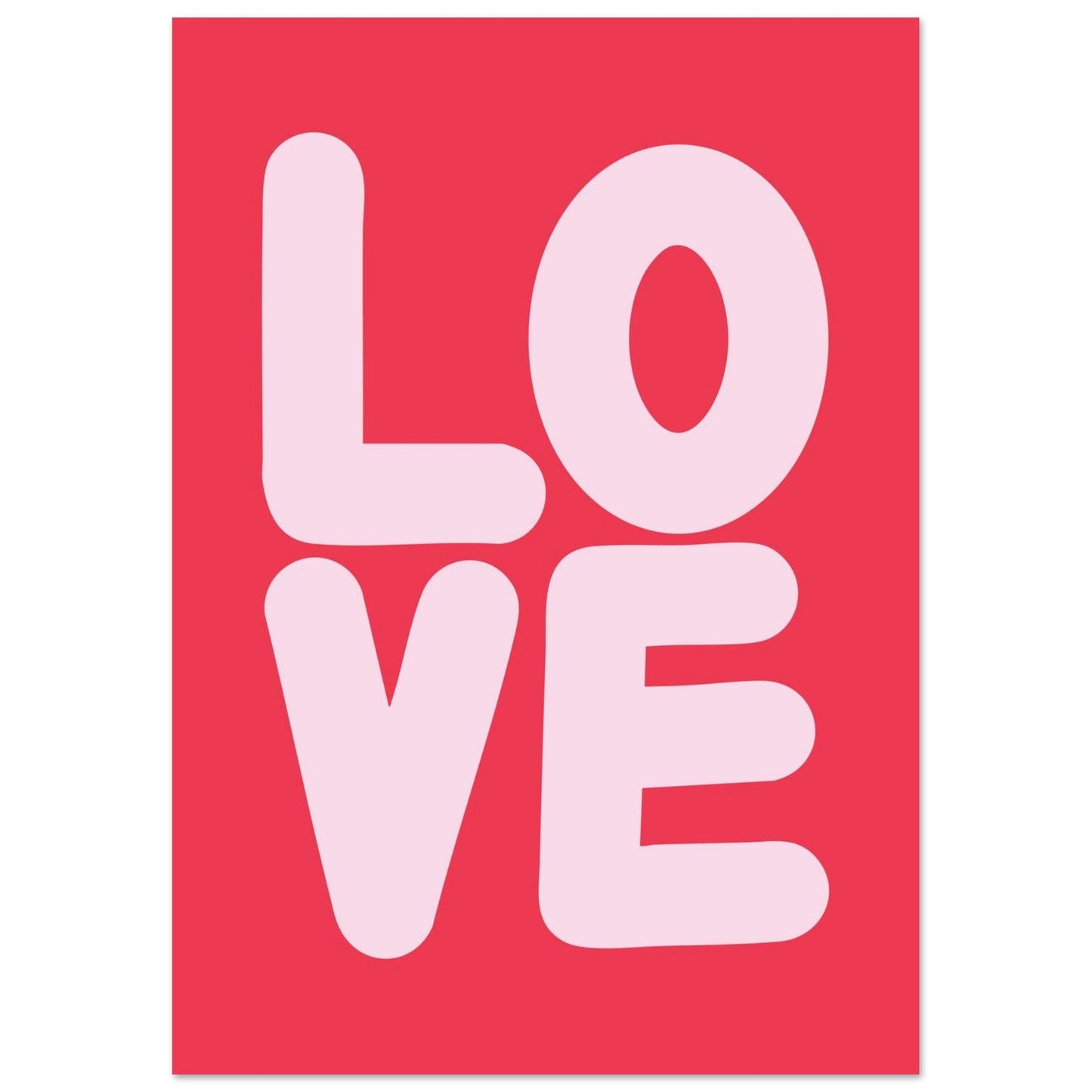 Sign 'Love' - Premium Matte Paper Poster