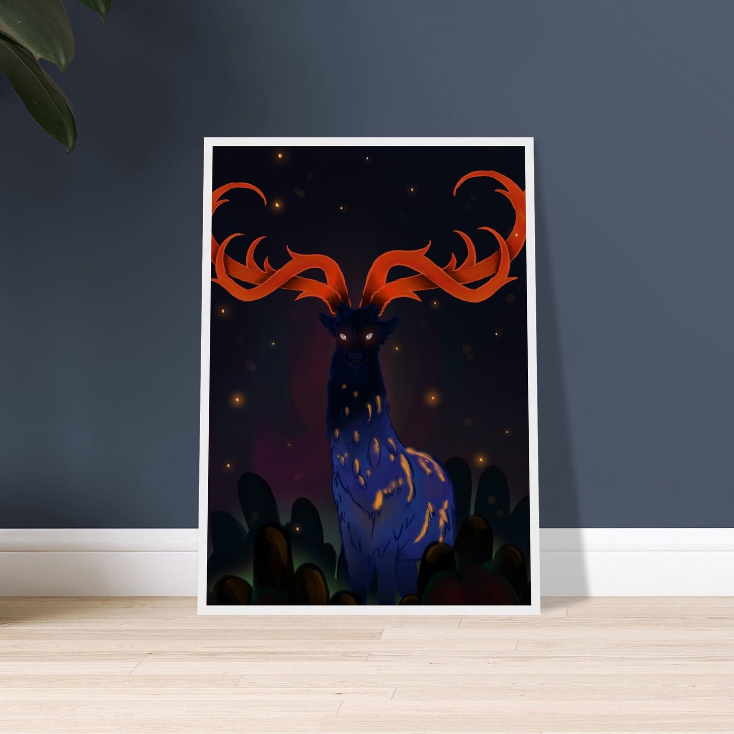Animals 'Creature of the Forrest' - Premium Matte Paper Wooden Framed Poster
