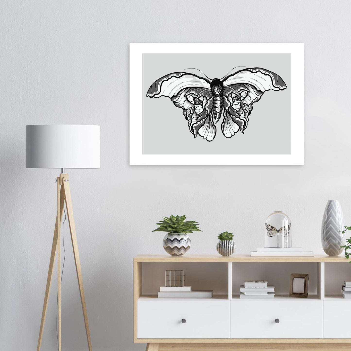 Moth 'Last Wish' - Premium Matte Paper Poster