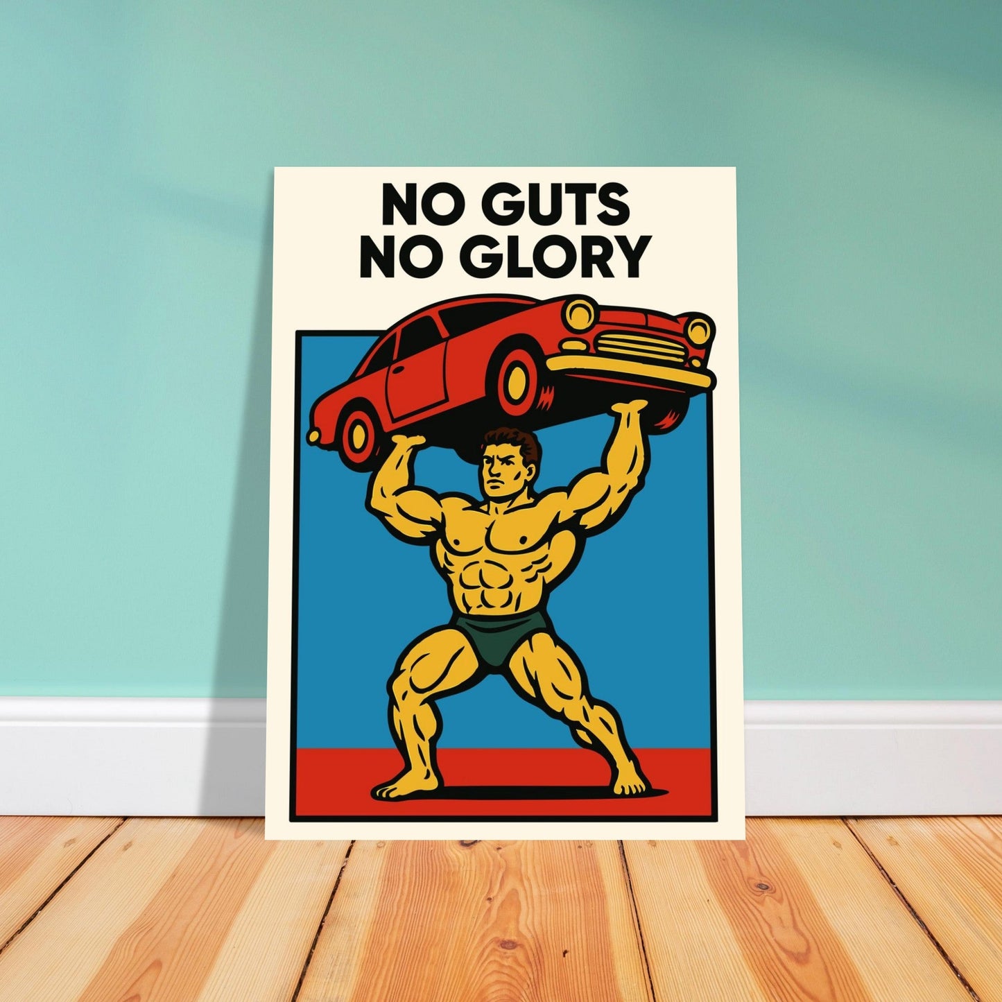 NO GUTS NO GLORY - Premium Matte Paper Poster