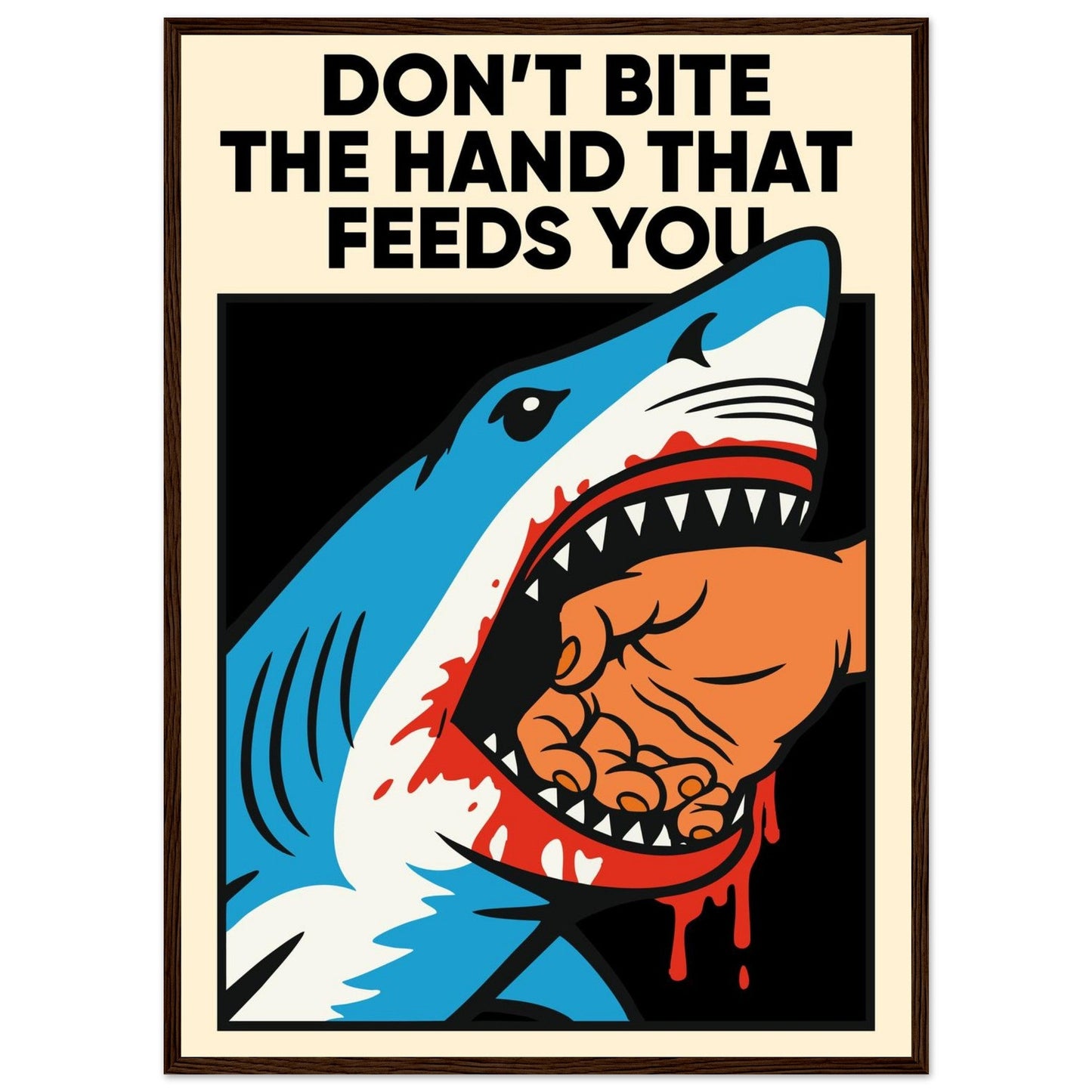 FEEDING TIME - Premium Matte Paper Wooden Framed Poster