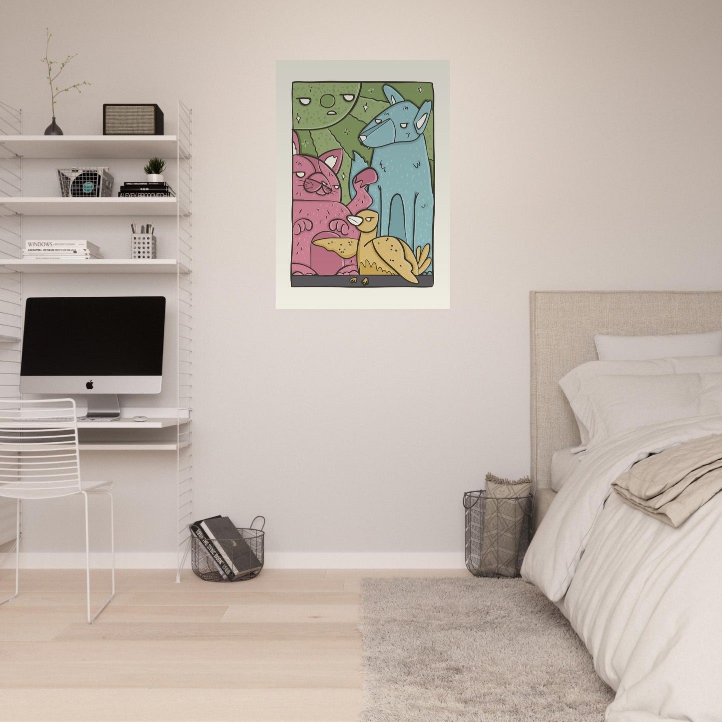 Animals 'The Crew' - Premium Matte Paper Poster