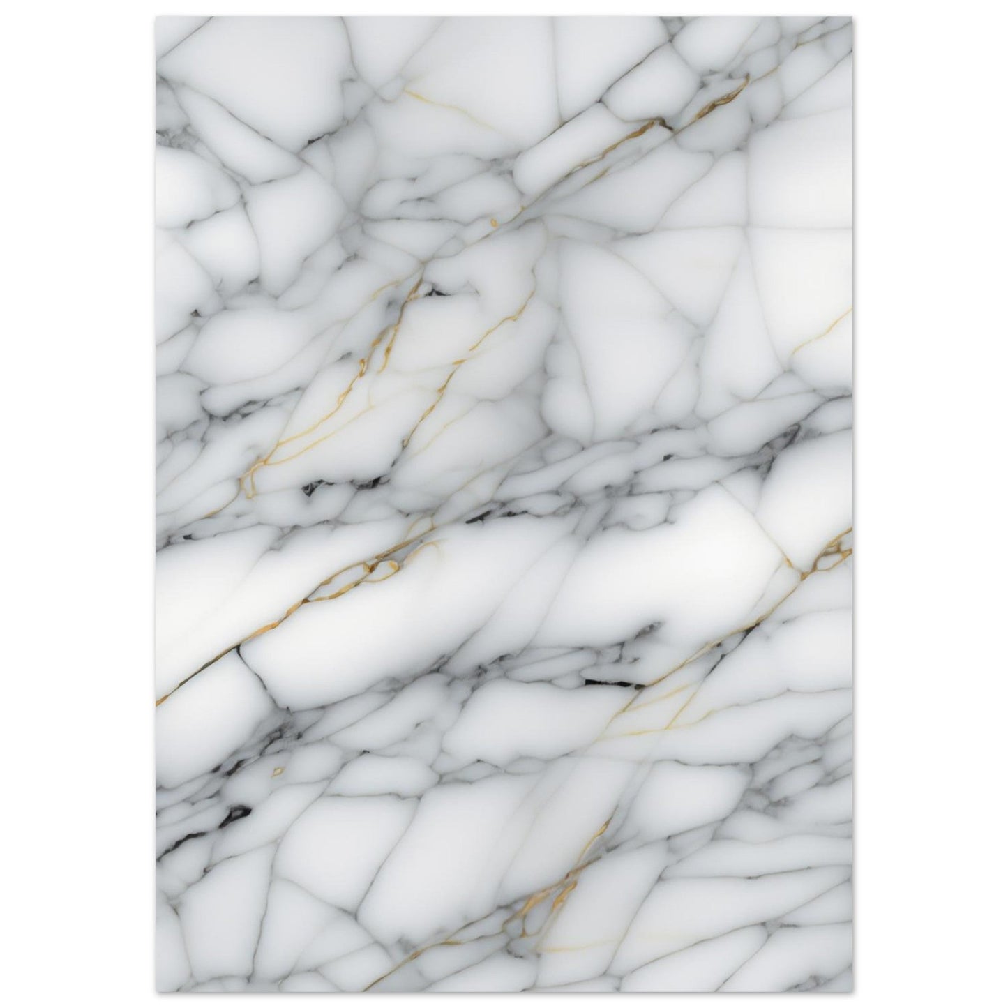Marble 'Grey' - Premium Matte Paper Poster