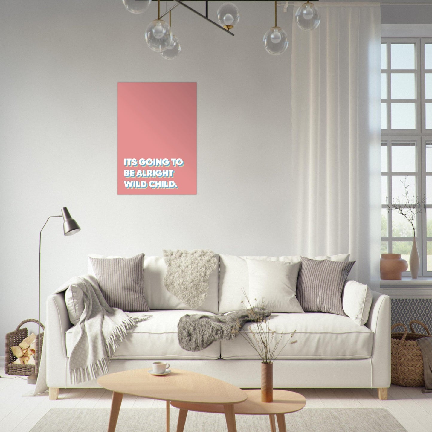 Sign 'Wild Child' - Premium Matte Paper Poster