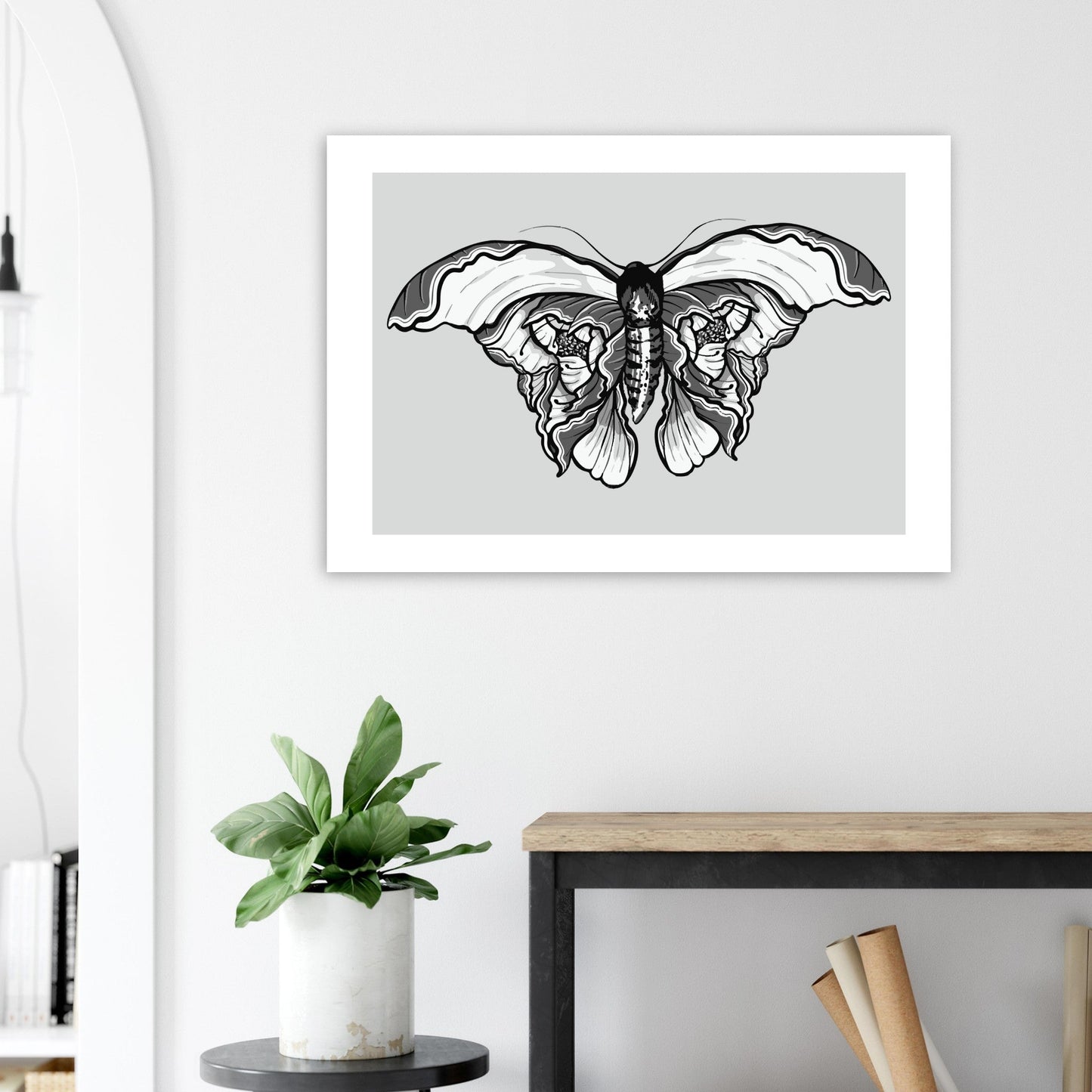 Moth 'Last Wish' - Premium Matte Paper Poster