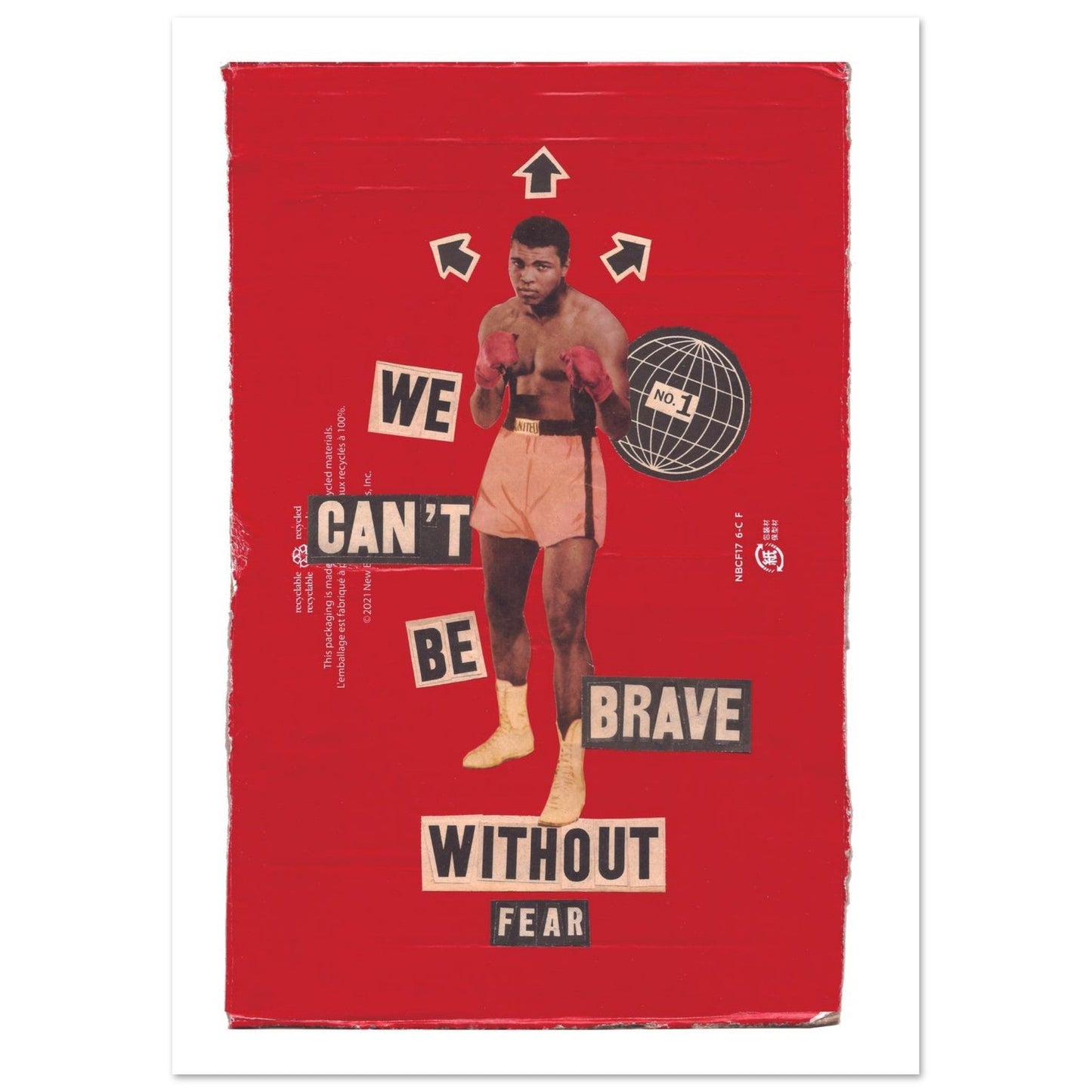 Ed Dickinson 'Brave Without Fear' - Premium Matte Paper Poster