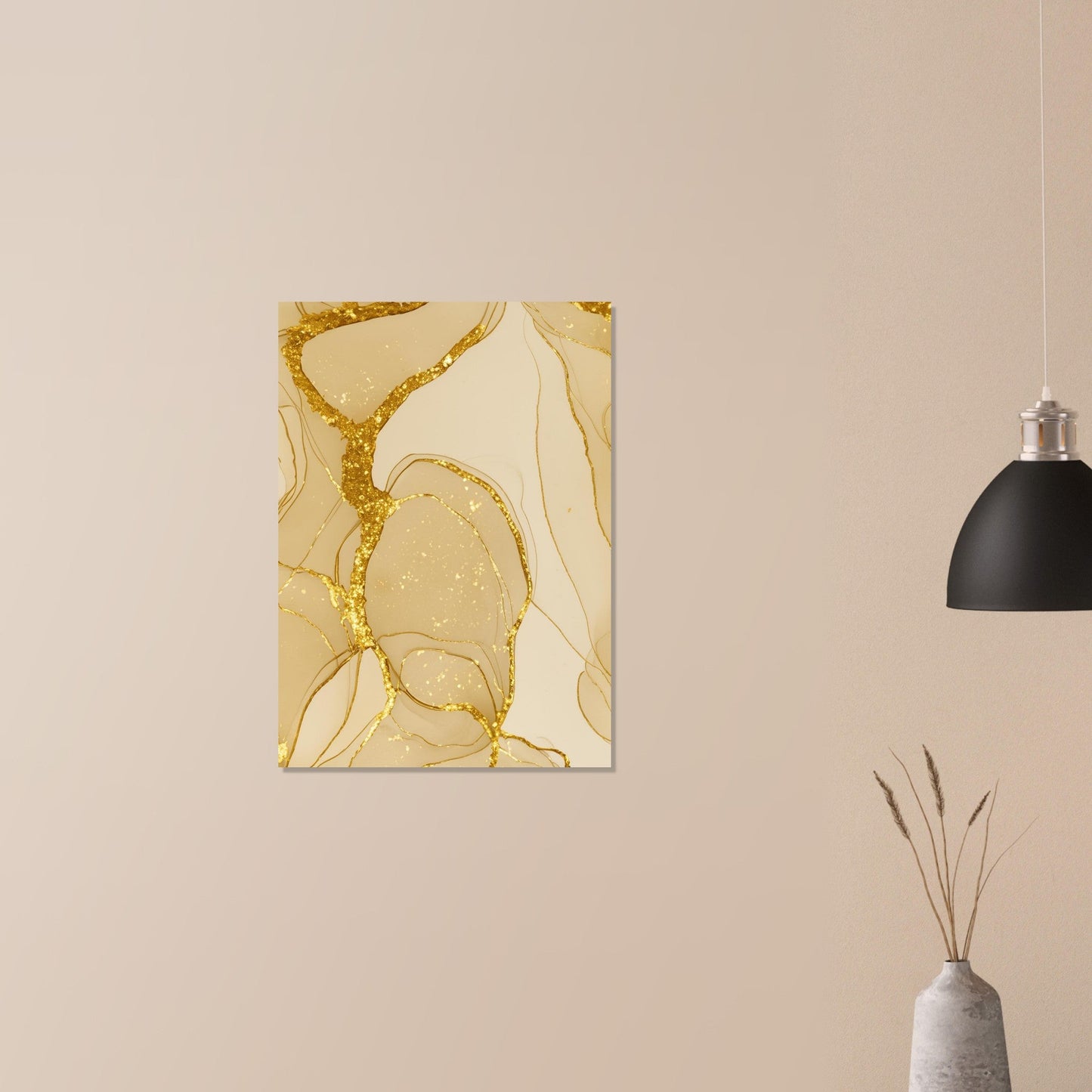 Marble 'Gold' - Premium Matte Paper Poster