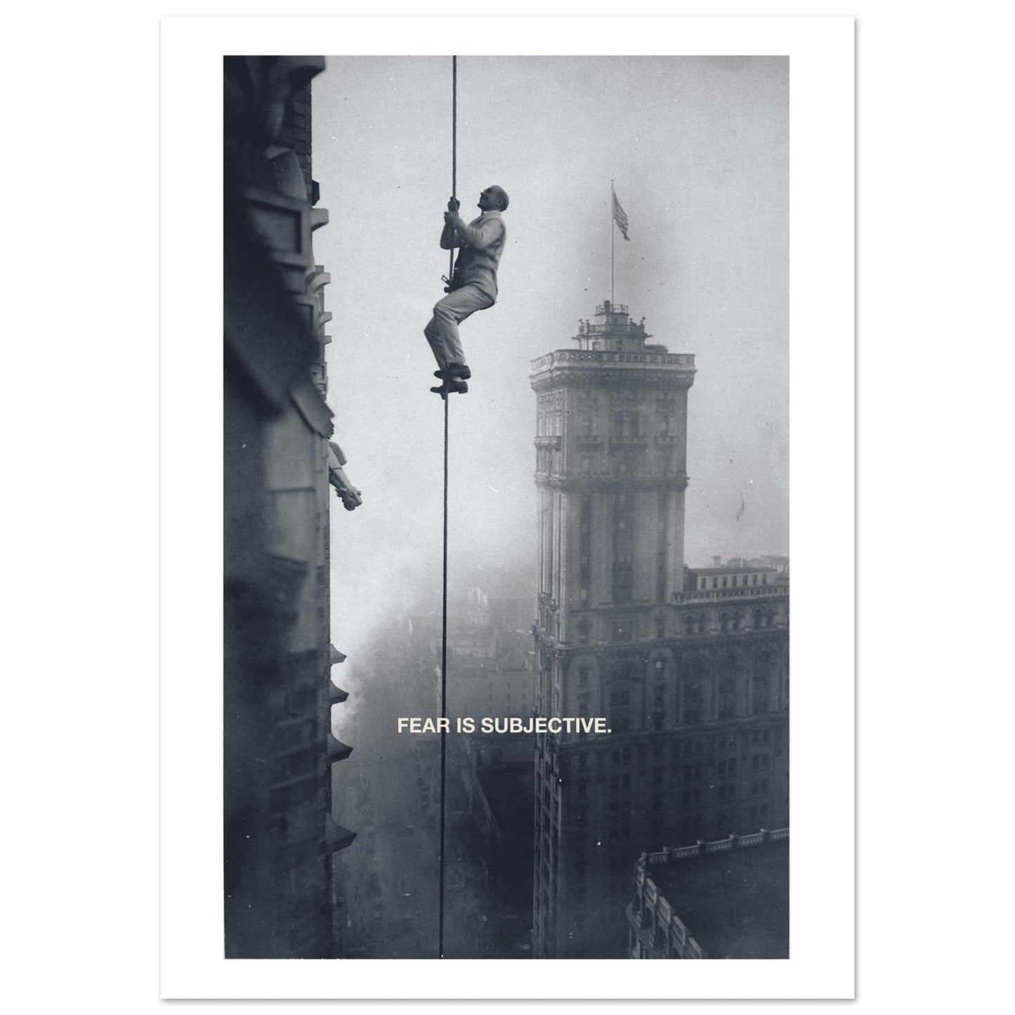 Ed Dickinson 'Fear is Subjective' - Premium Matte Paper Poster