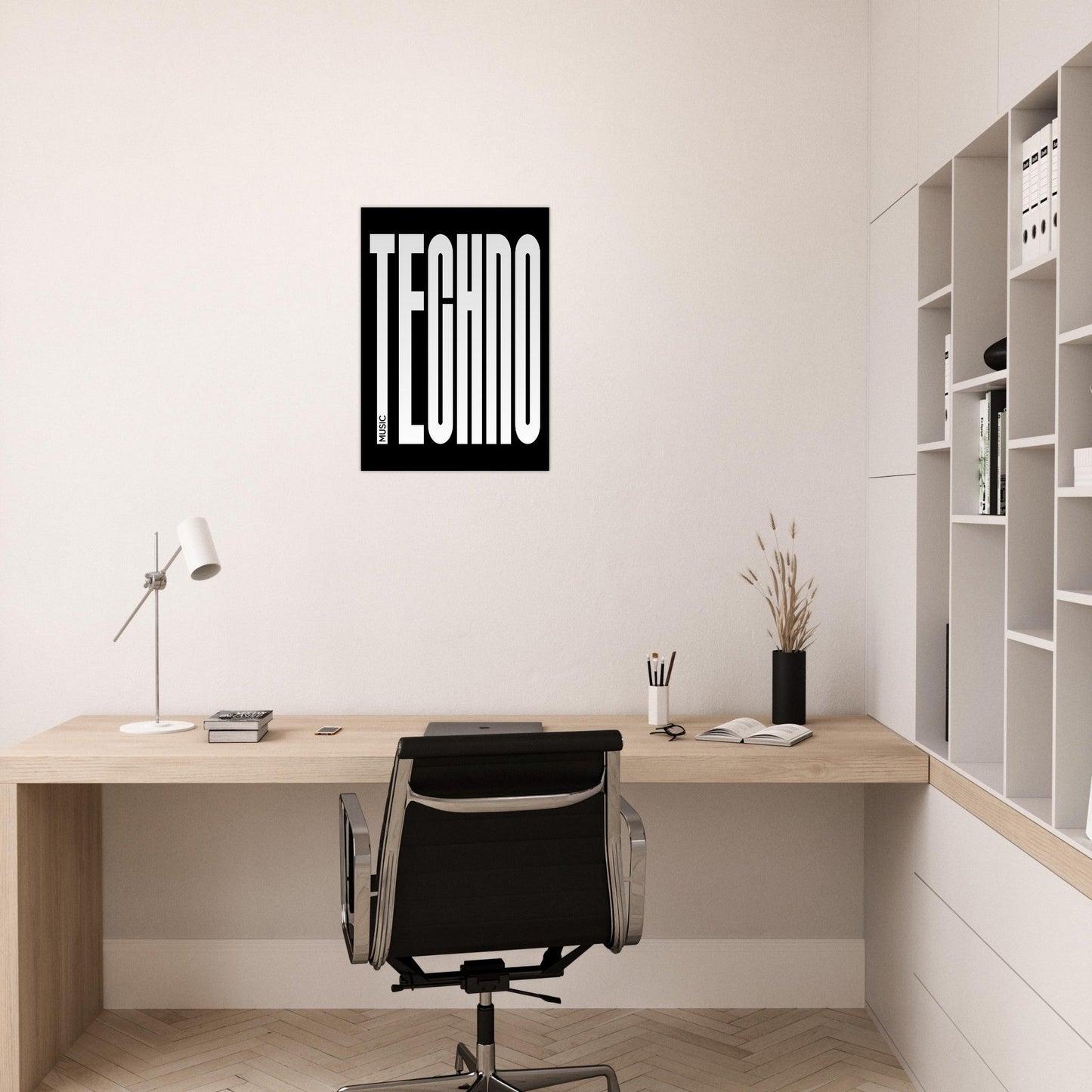 Music TECHNO - Premium Matte Paper Poster