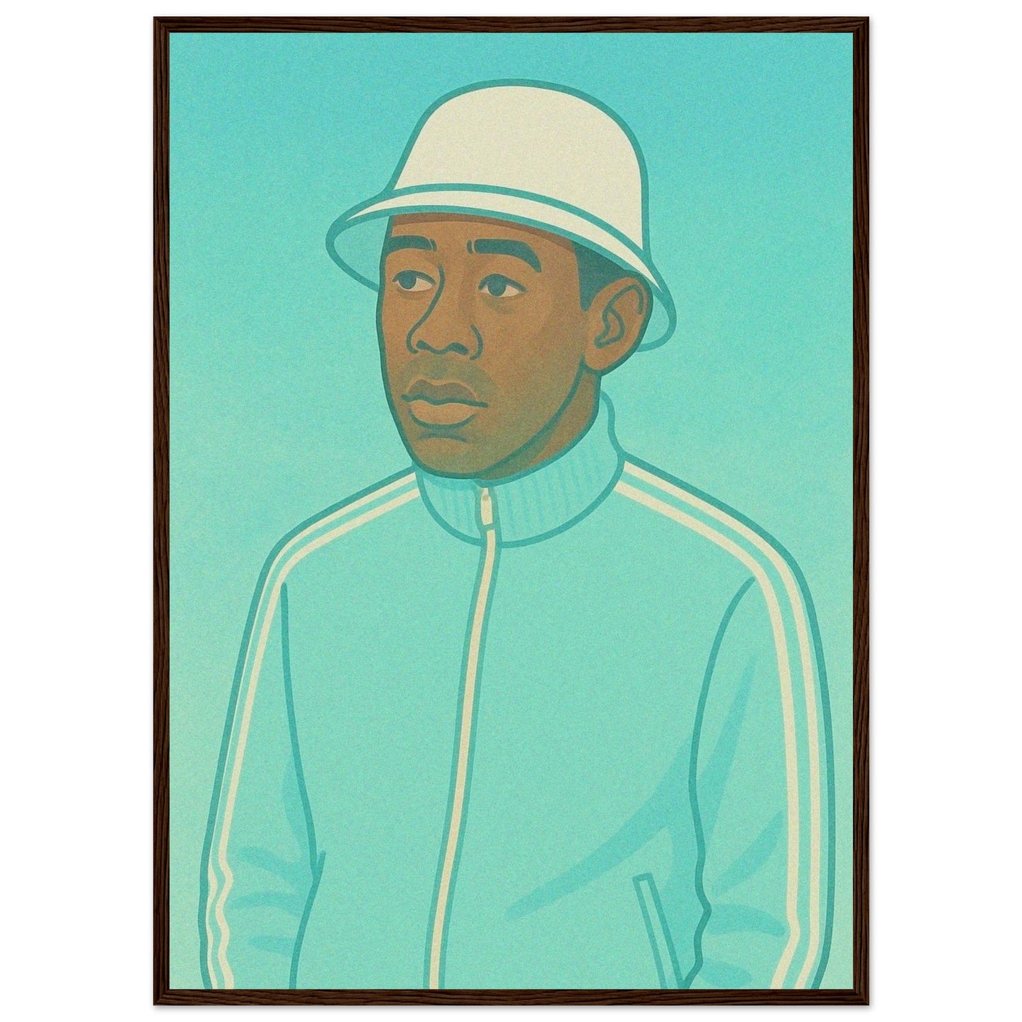 Tyler - Premium Matte Paper Wooden Framed Poster