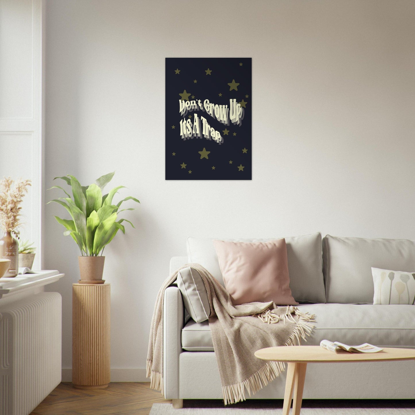 Sign 'Don't Grow Up It's A Trap' - Premium Matte Paper Poster