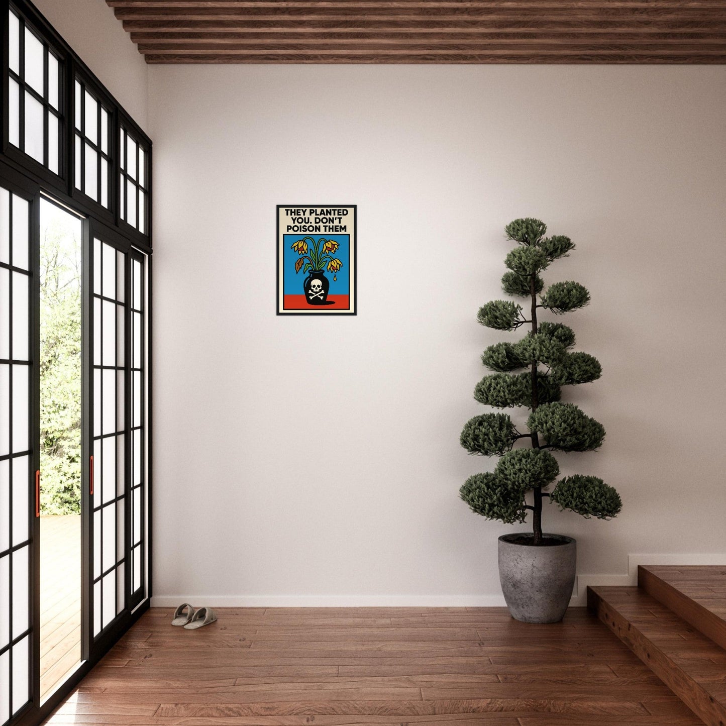 DON'T DO IT - Premium Matte Paper Wooden Framed Poster