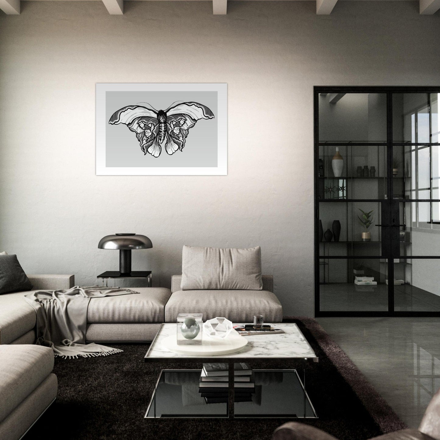 Moth 'Last Wish' - Premium Matte Paper Poster