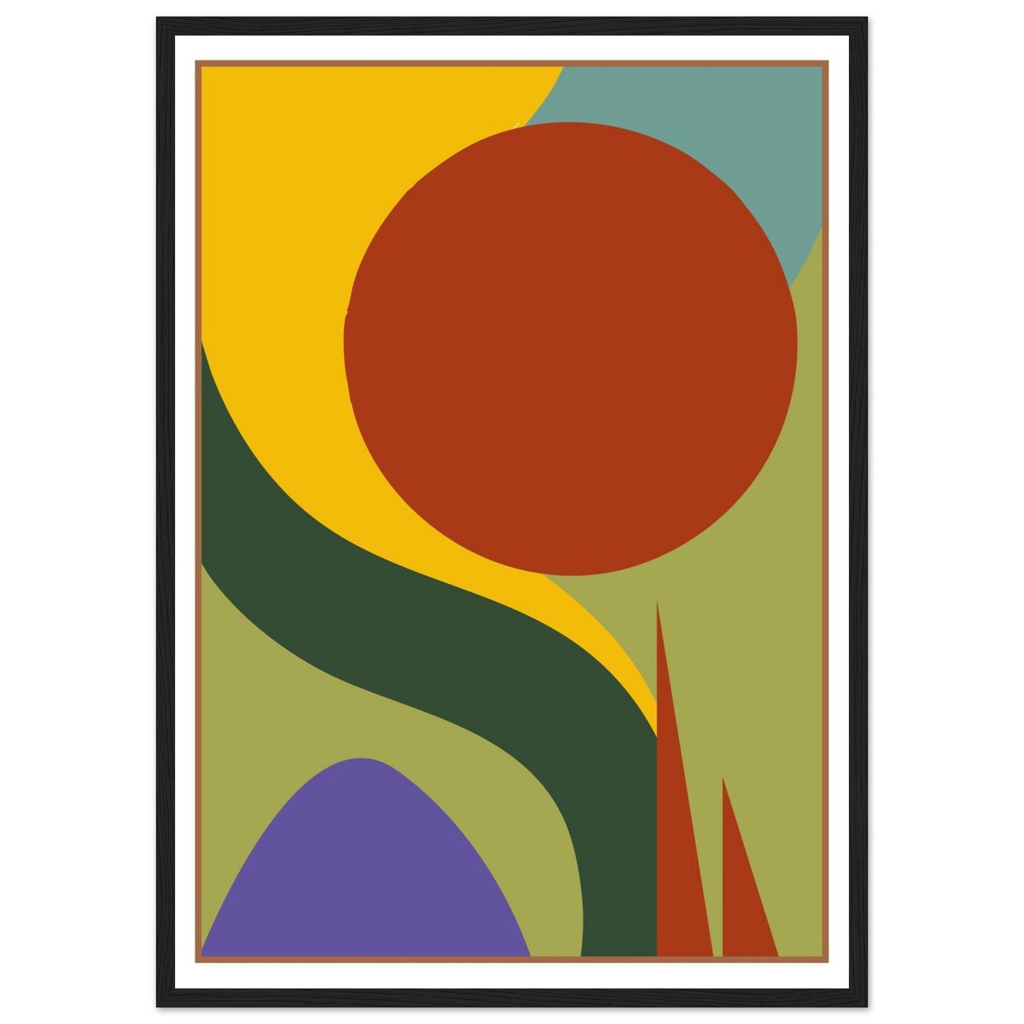 Morning - Premium Matte Paper Wooden Framed Poster