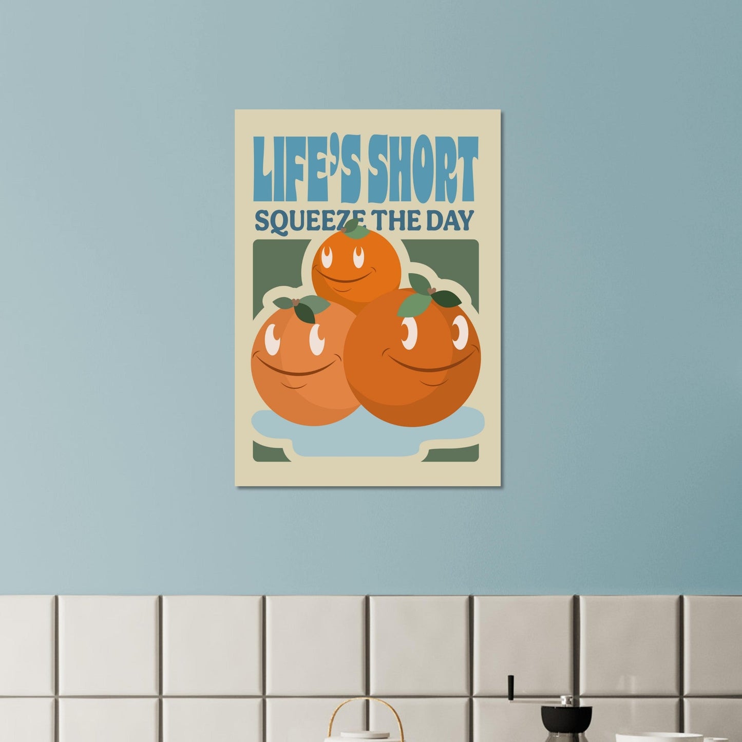 Fruity 'Squeeze The Day' - Premium Matte Paper Poster