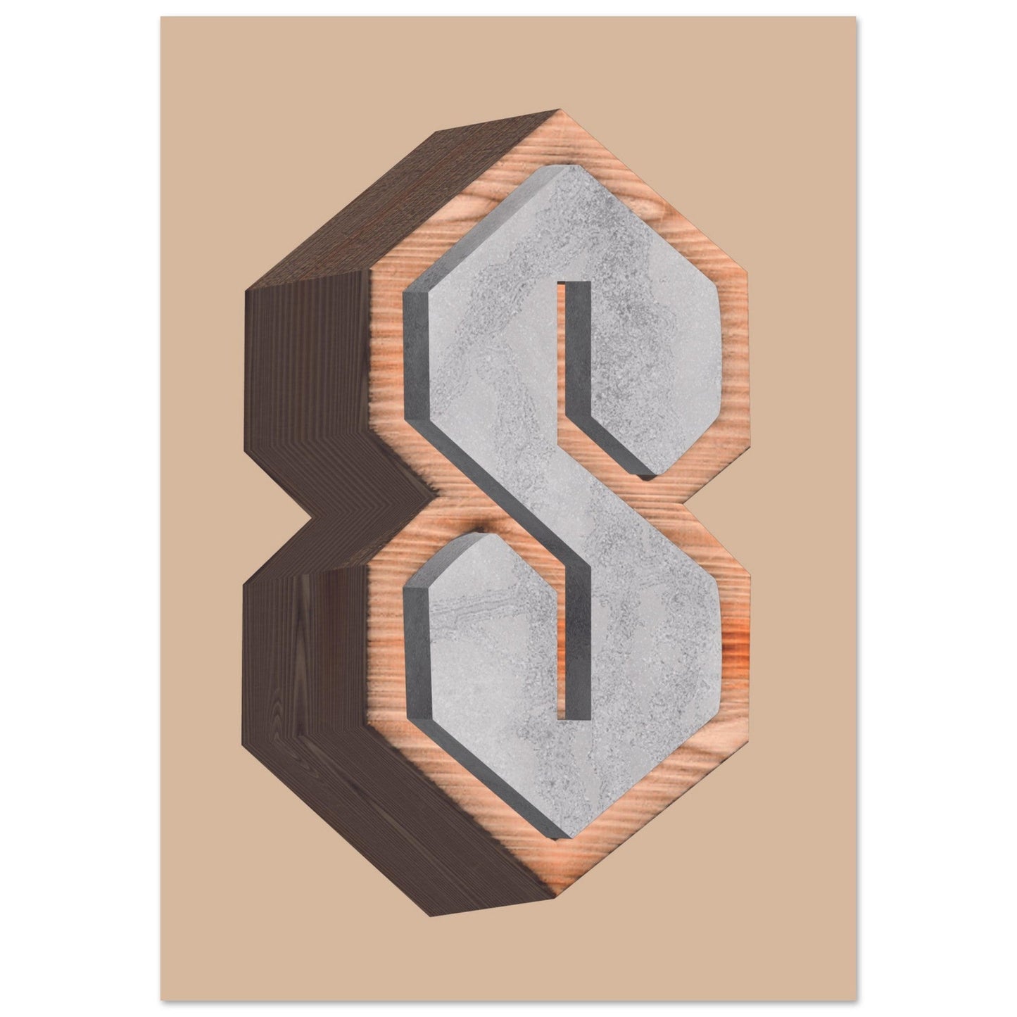 Super S - Premium Matte Paper Poster