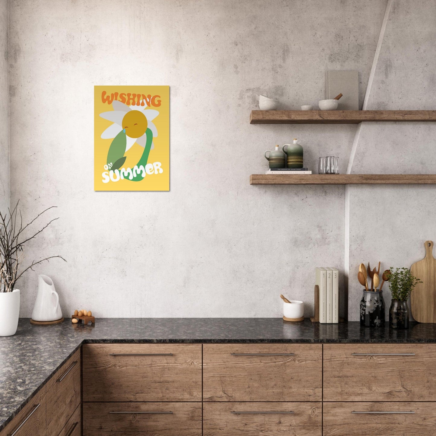Flowers 'Wishing on Summer' - Premium Matte Paper Poster