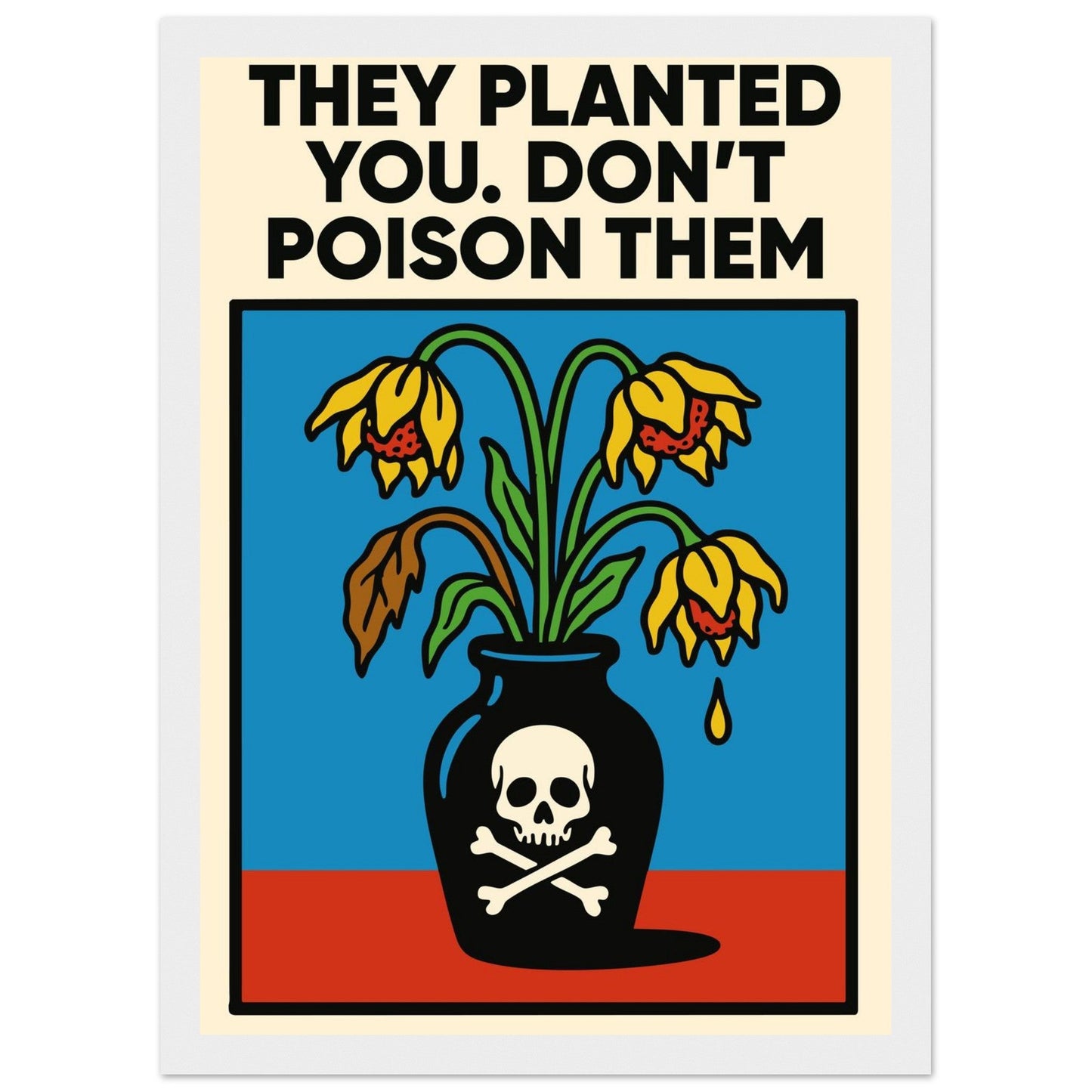 DON'T DO IT - Premium Matte Paper Wooden Framed Poster