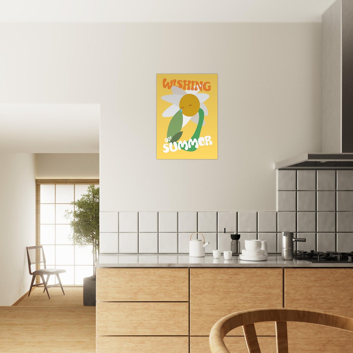 Flowers 'Wishing on Summer' - Premium Matte Paper Poster