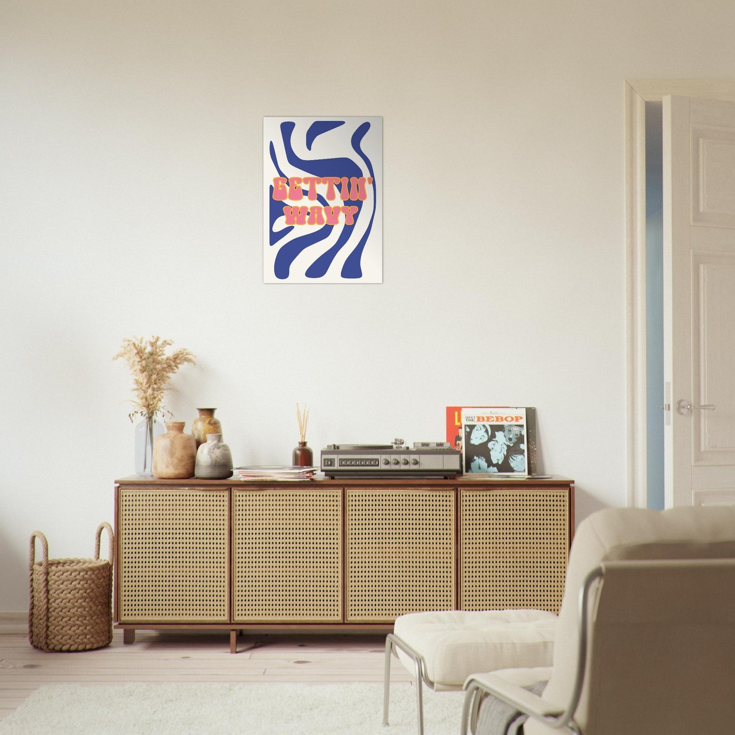 Groovy 'Gettin' Wavy' - Premium Matte Paper Poster