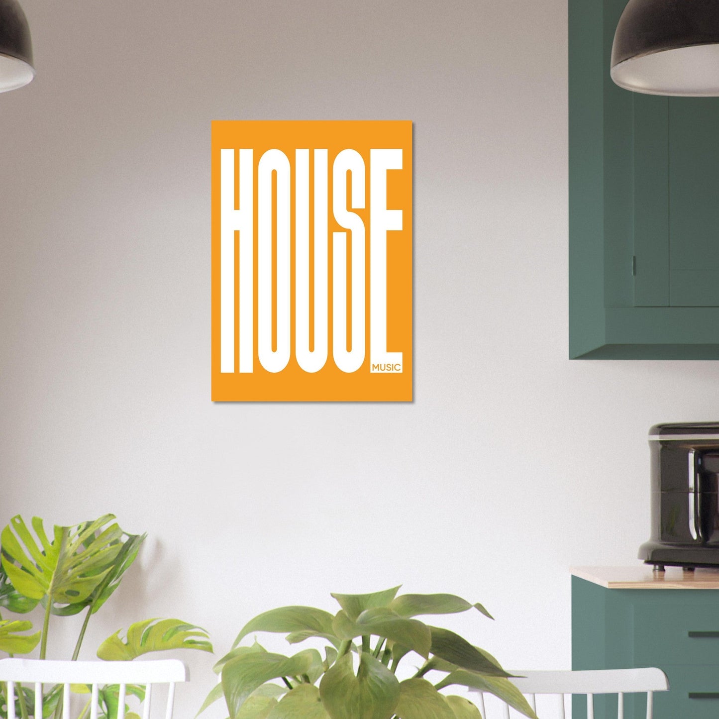 Music HOUSE - Premium Matte Paper Poster