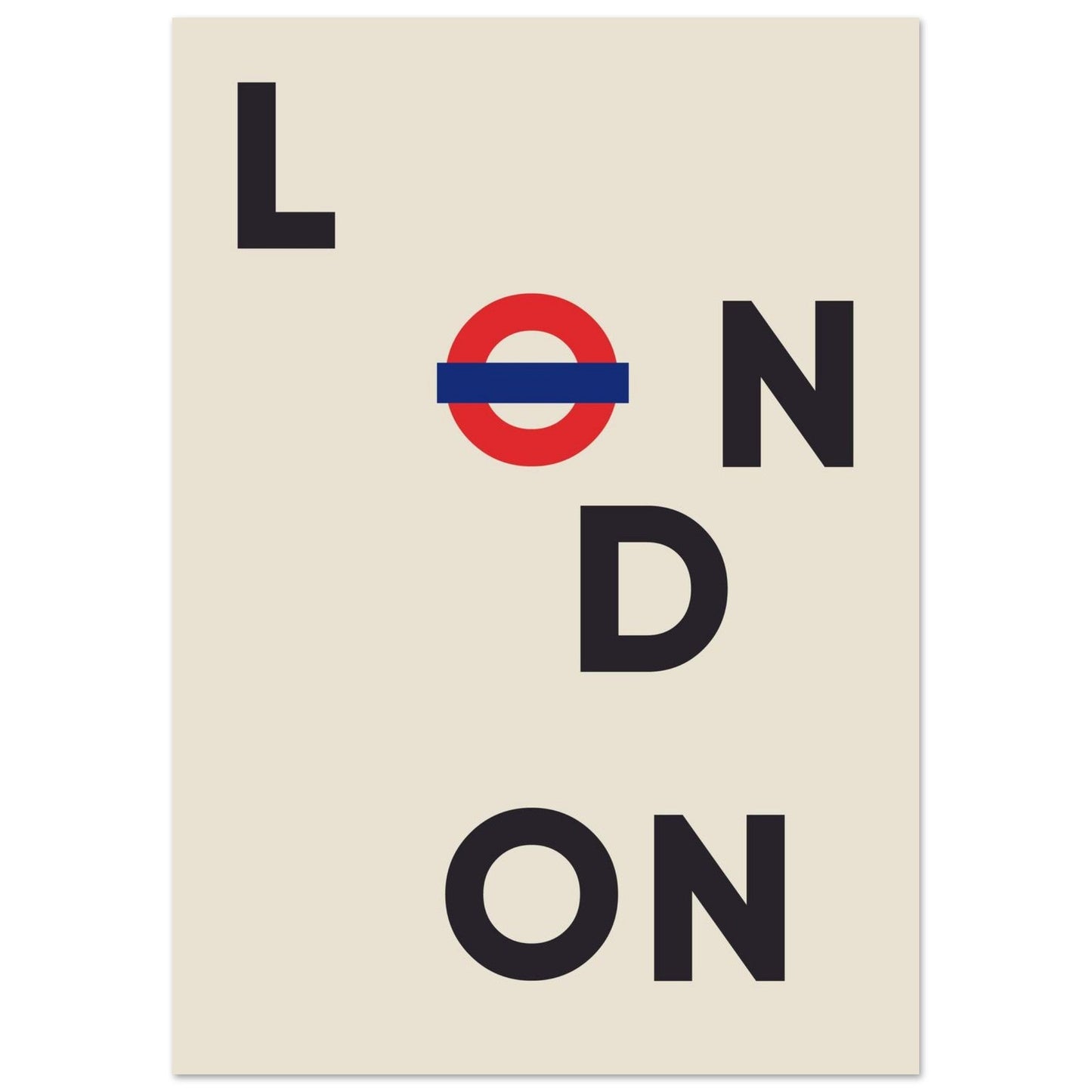 Cities/ Places 'London' - Premium Matte Paper Poster