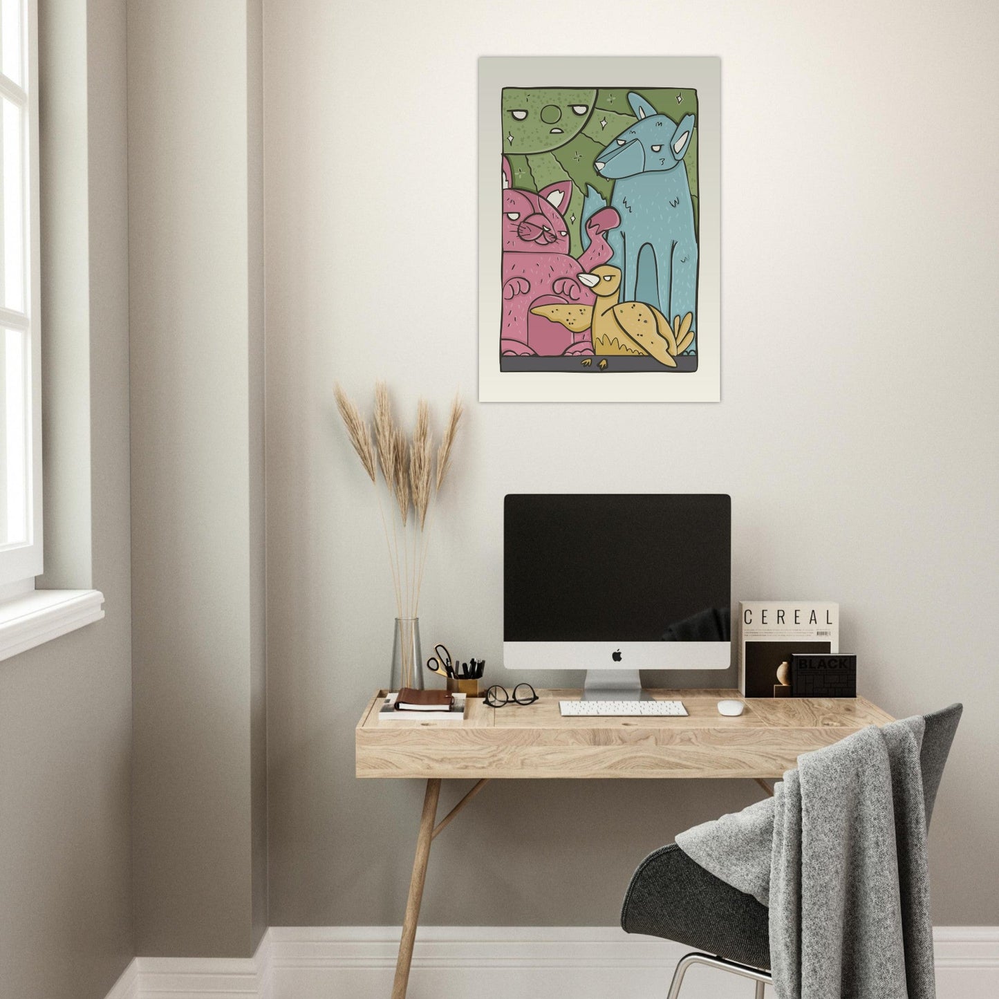 Animals 'The Crew' - Premium Matte Paper Poster