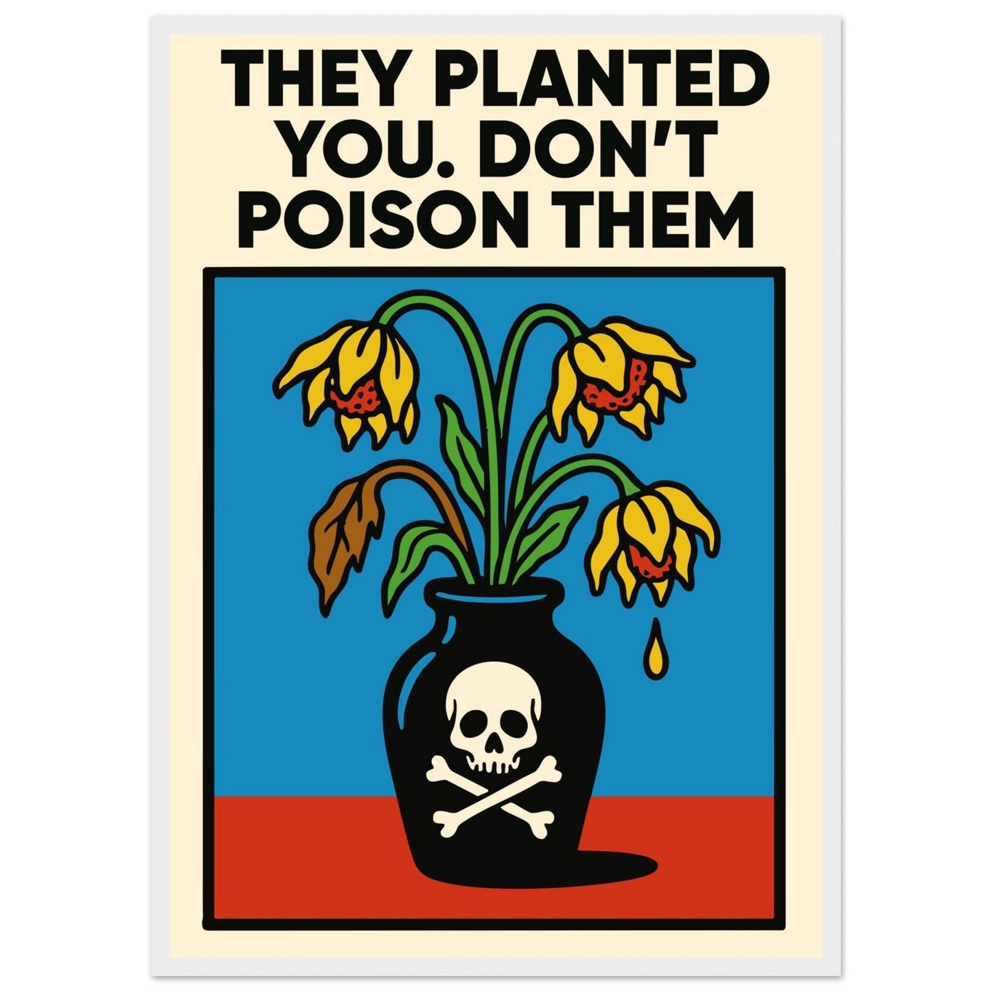 DON'T DO IT - Premium Matte Paper Wooden Framed Poster